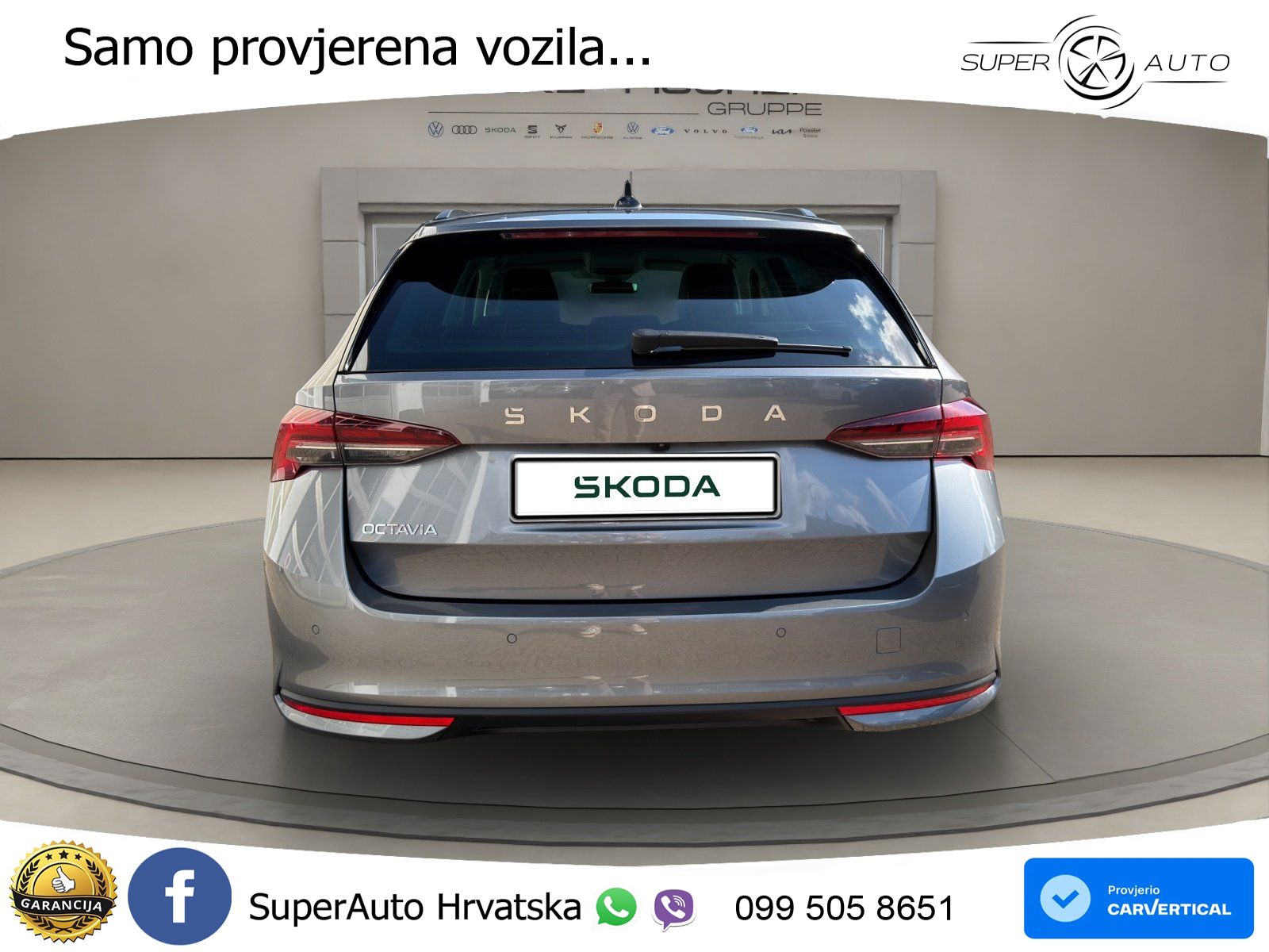 Škoda Octavia Combi 2.0 TDI (150 KS) DSG LED+GR SJED+ACC