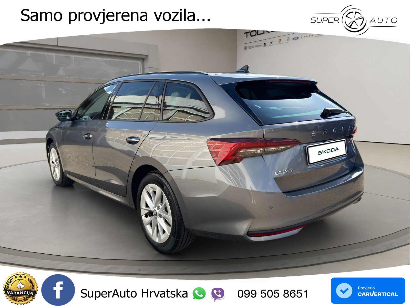 Škoda Octavia Combi 2.0 TDI (150 KS) DSG LED+GR SJED+ACC