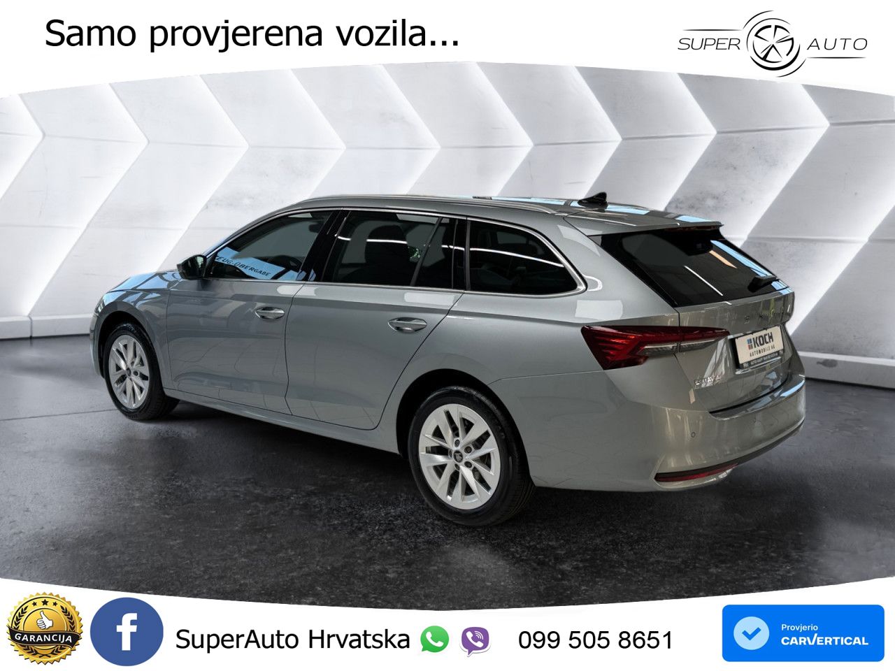 Škoda Octavia Combi 2.0 TDI (150 KS) DSG LED+GR SJED+ACC