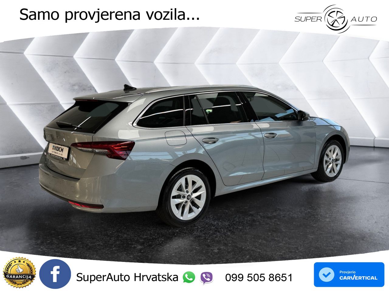 Škoda Octavia Combi 2.0 TDI (150 KS) DSG LED+GR SJED+ACC
