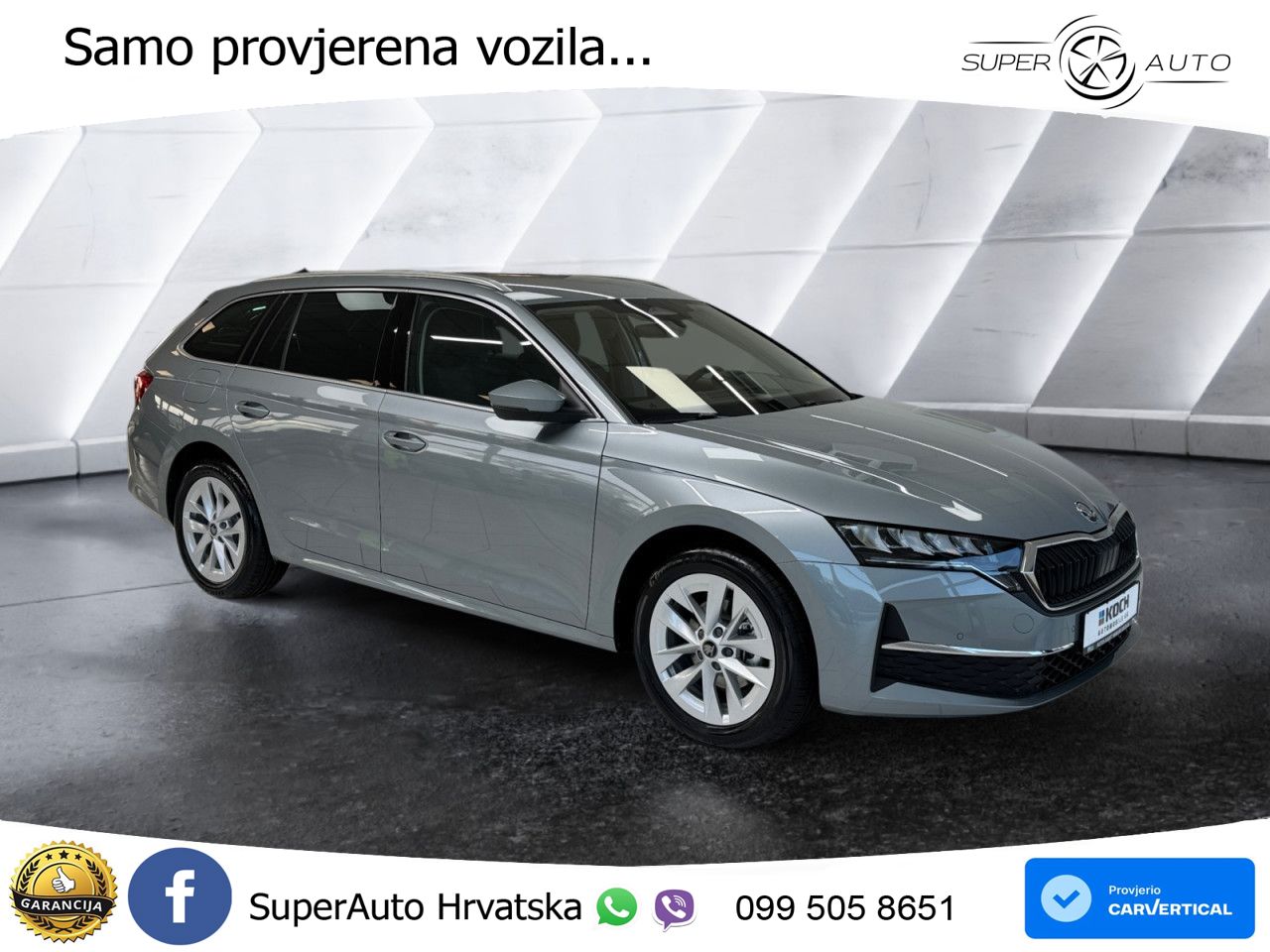 Škoda Octavia Combi 2.0 TDI (150 KS) DSG LED+GR SJED+ACC