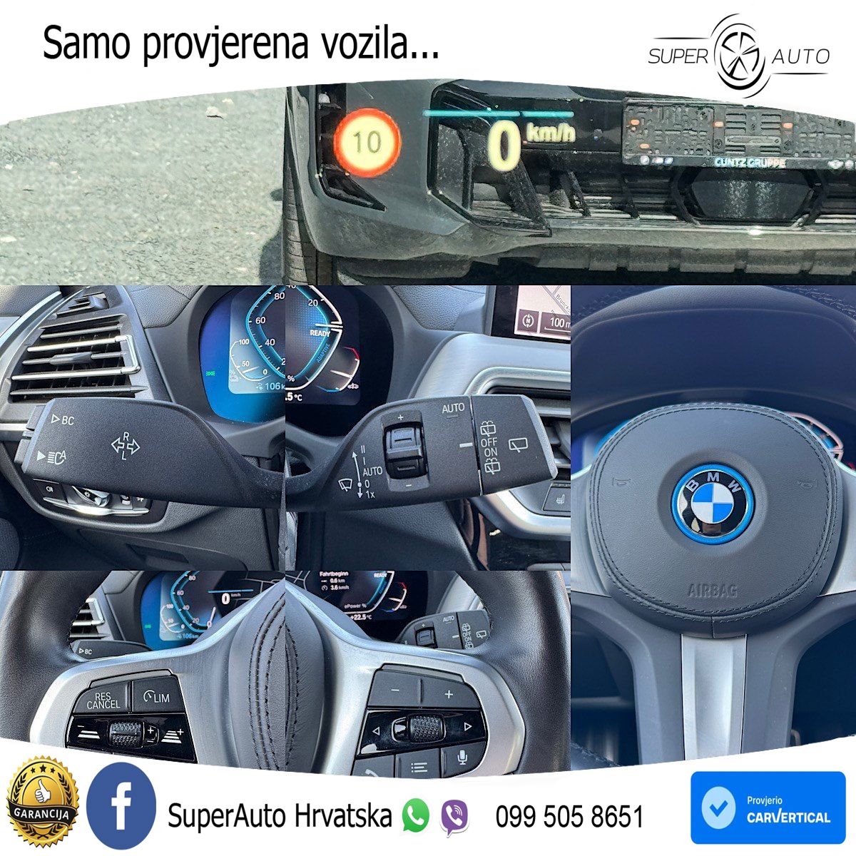 BMW iX3 80 kWh (286 KS) ACC+HEAD+GR SJED+360+PANO