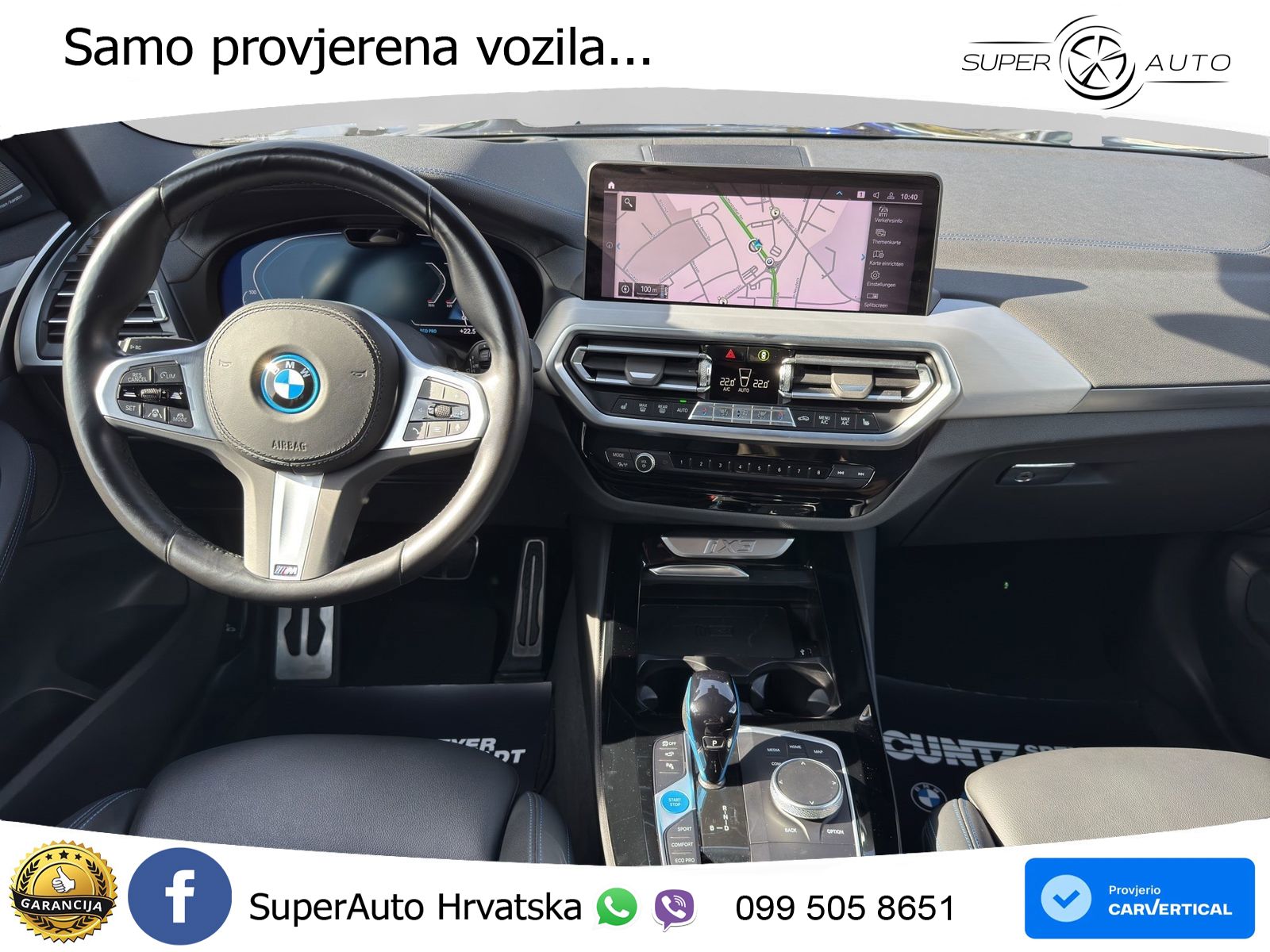 BMW iX3 80 kWh (286 KS) ACC+HEAD+GR SJED+360+PANO