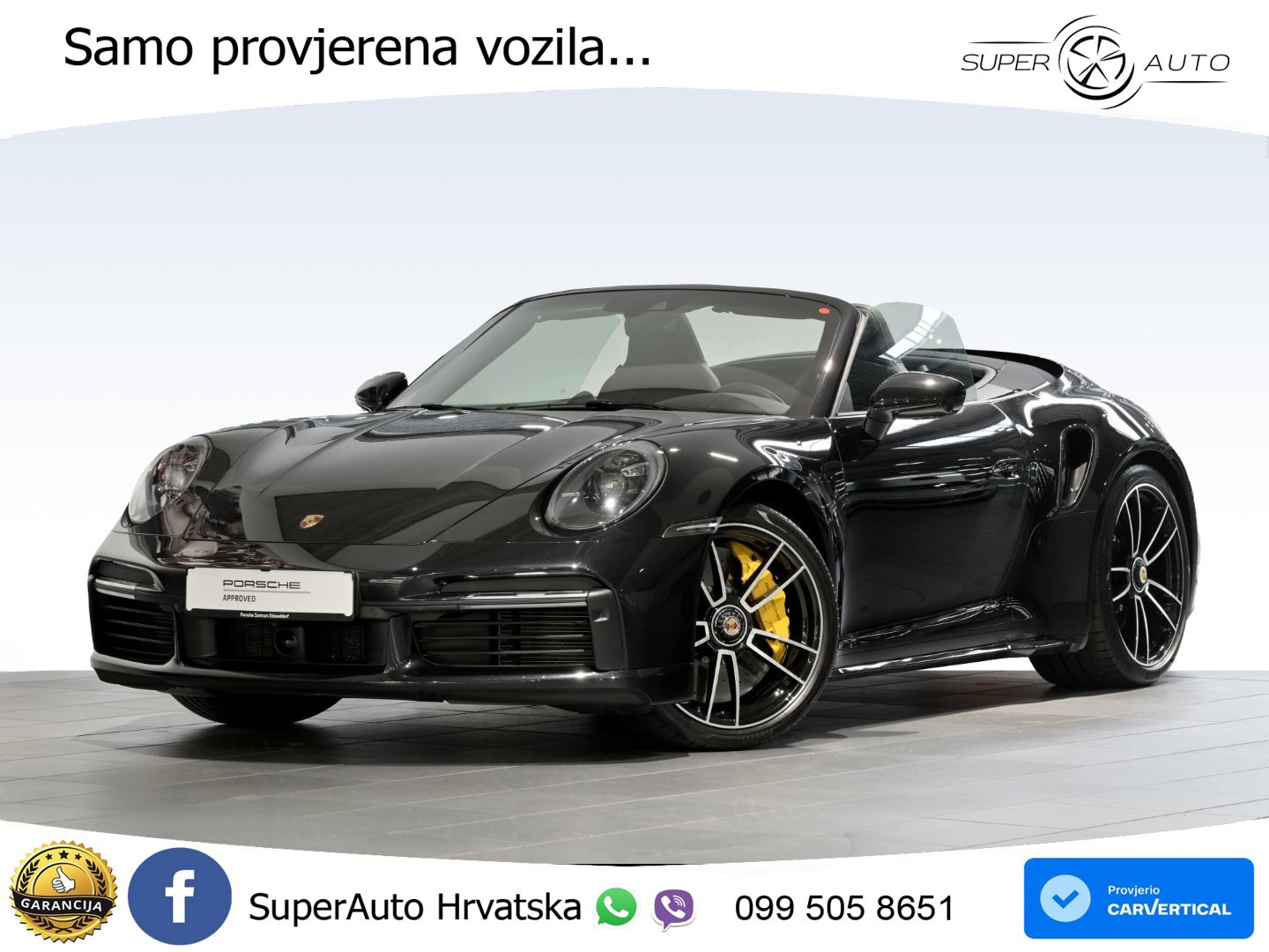 Porsche 911 Turbo S Cabriolet 3.8 (650 KS) PDK LED+GR SJED+ACC