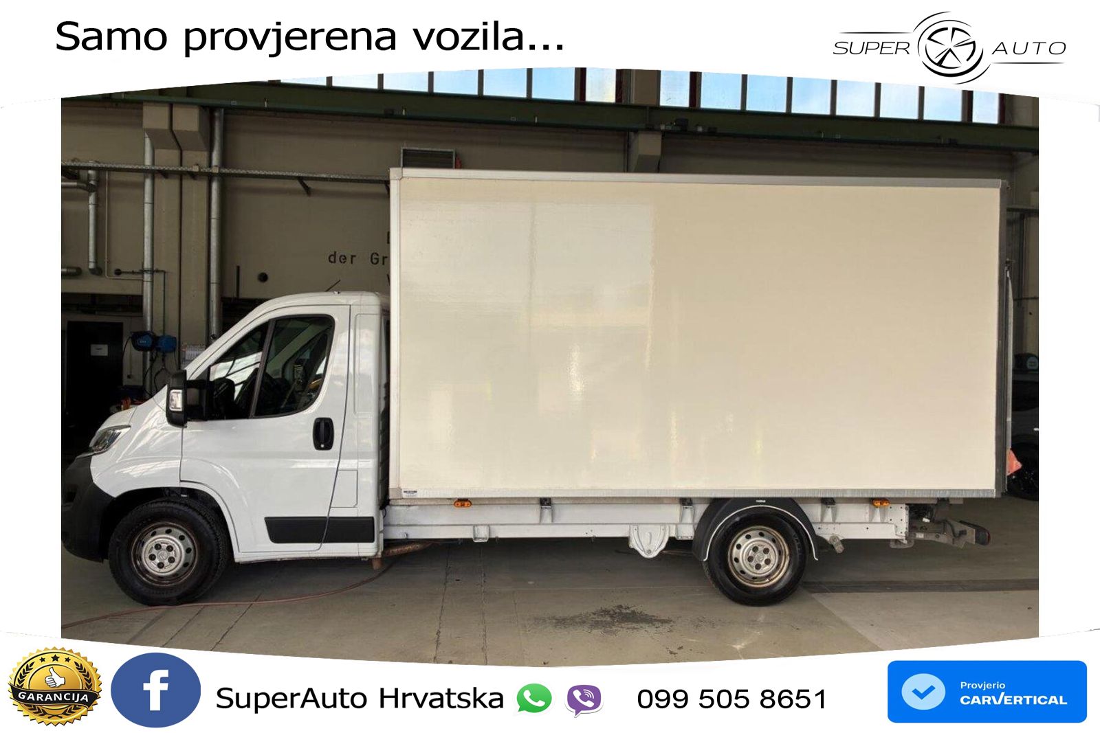Citroën Jumper Koffer 2.2HDI 165 L4 Ladebordwand*Klima 165 KS