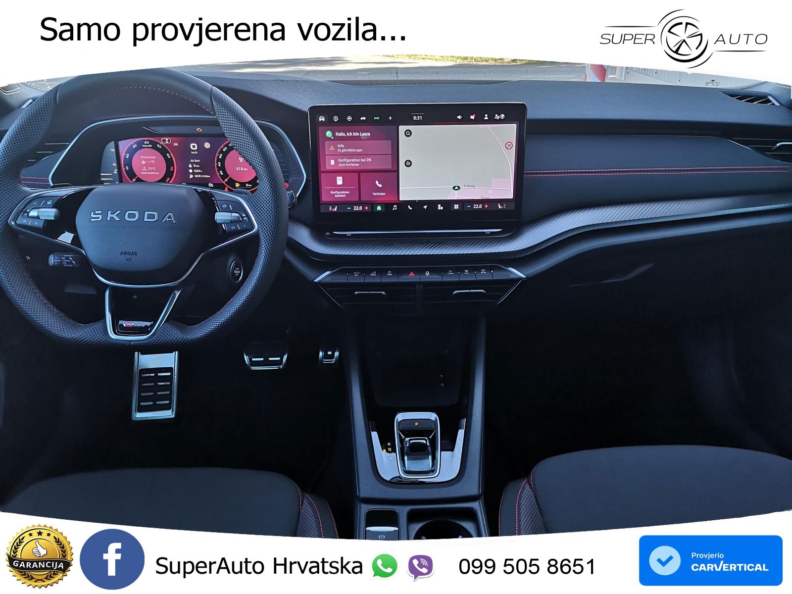 Škoda Octavia Combi RS 2.0 TSI (265 KS) DSG LED+GR SJED+ACC