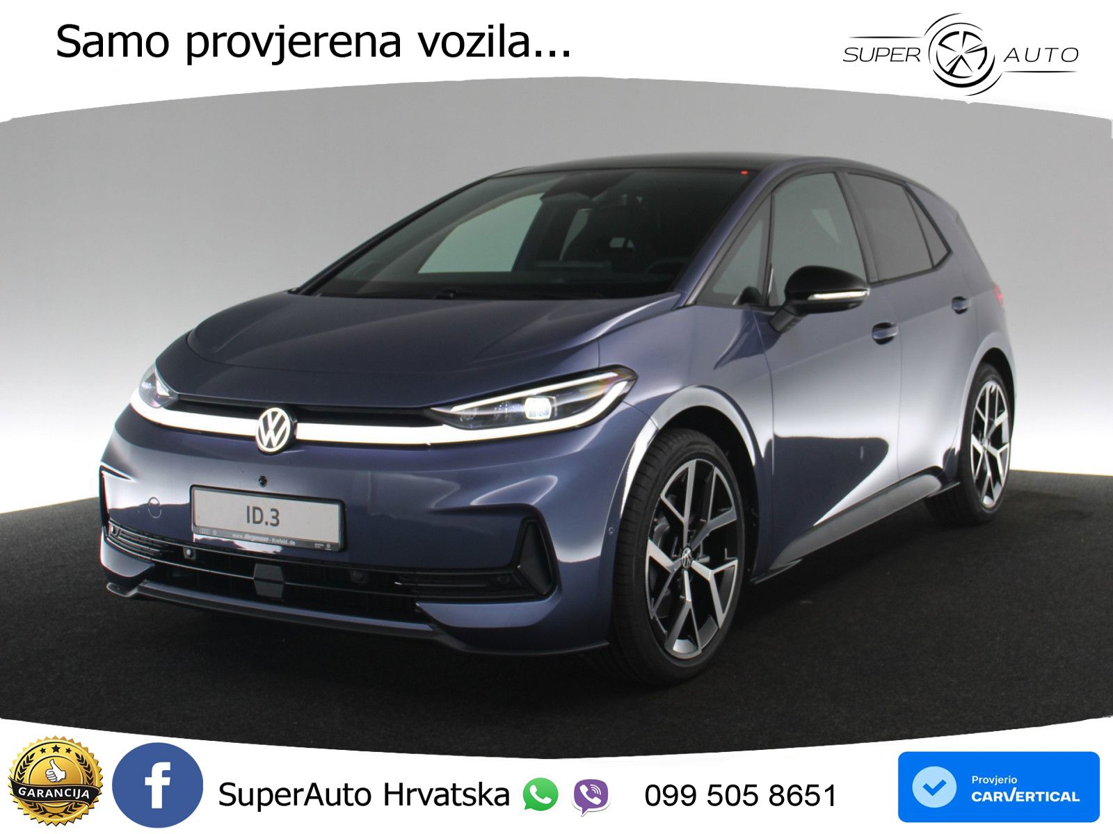 Volkswagen ID.3 Pro S 82 kWh (231 KS) LED+GR SJED+ACC
