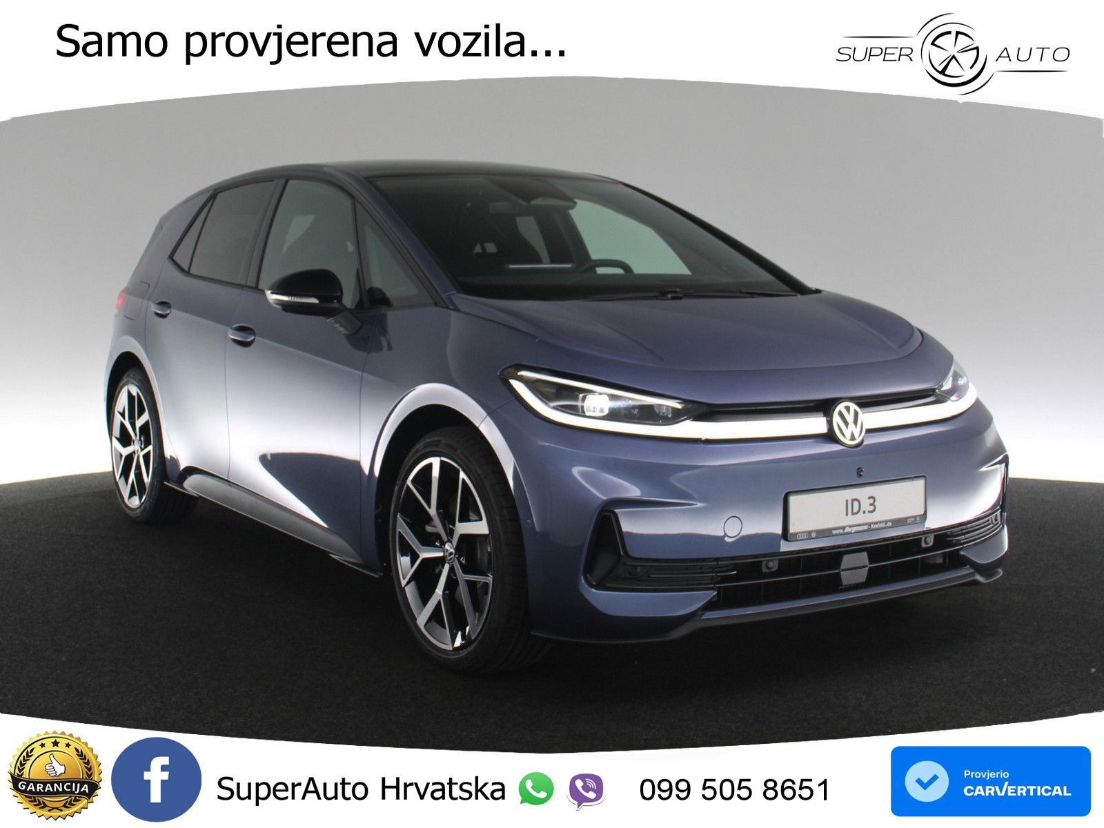 Volkswagen ID.3 Pro S 82 kWh (231 KS) LED+GR SJED+ACC