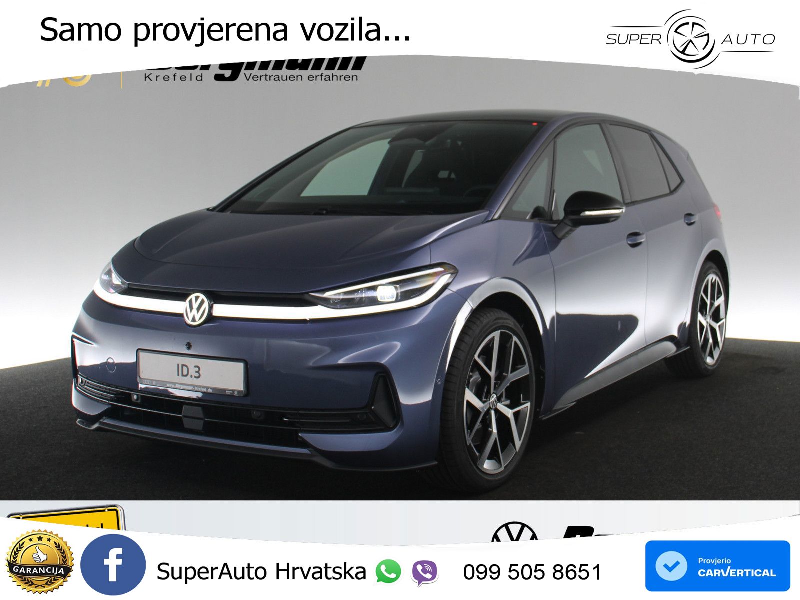 Volkswagen ID.3 Pro S 82 kWh (231 KS) LED+GR SJED+ACC