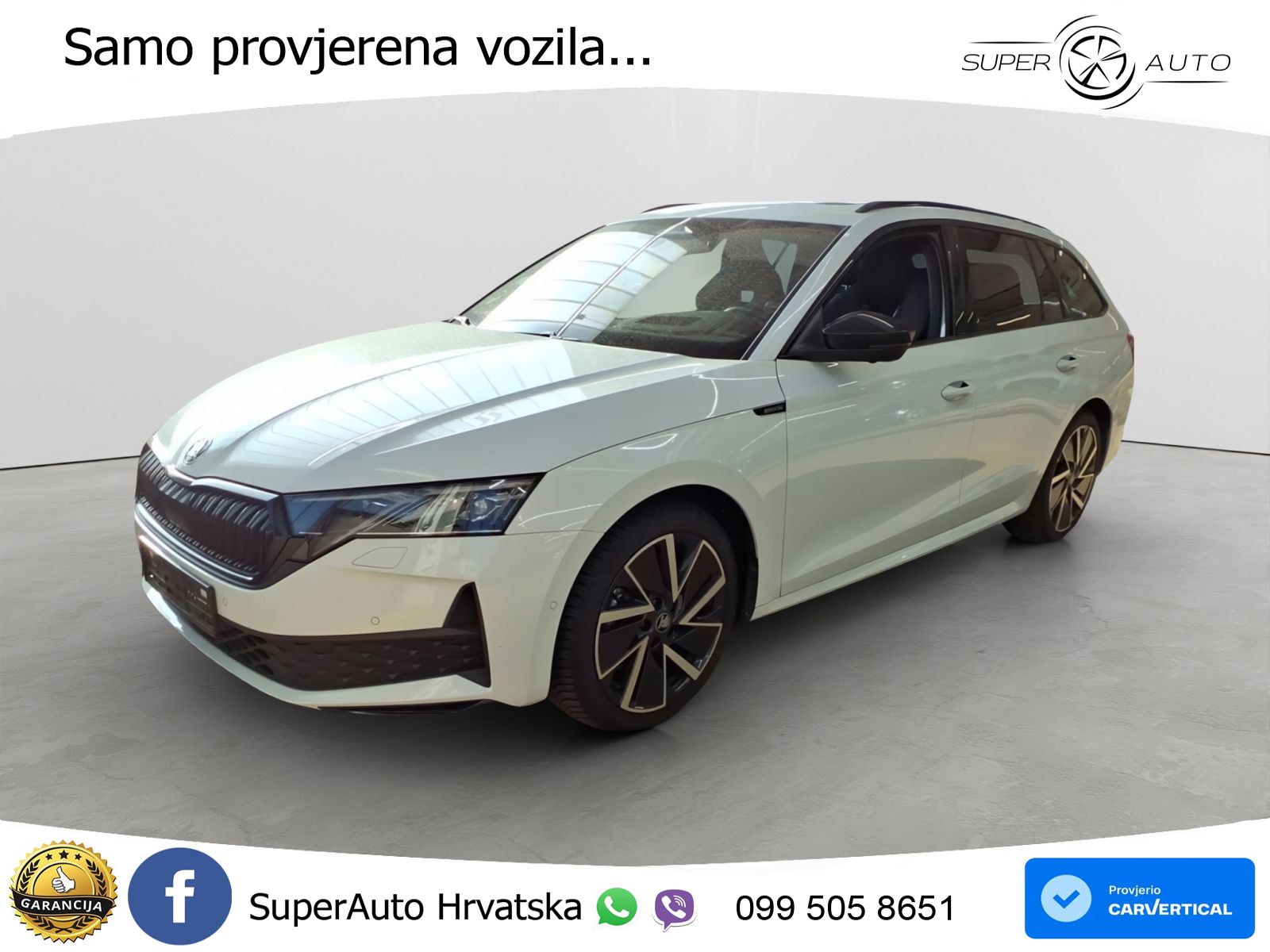 Škoda Octavia Combi 2.0 TDI (150 KS) DSG SportLine LED+GR SJED+ACC