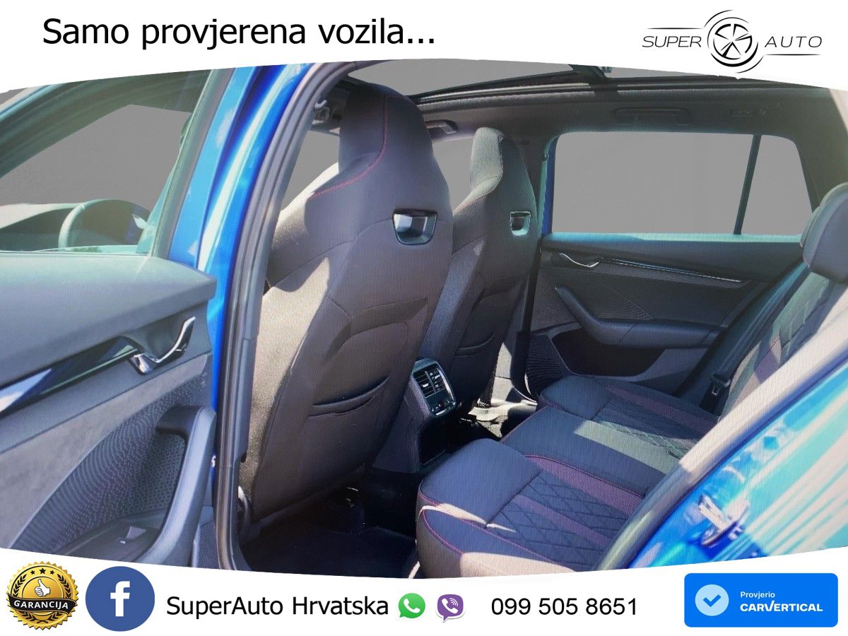 Škoda Octavia Combi RS 2.0 TDI (200 KS) DSG LED+GR SJED+ACC