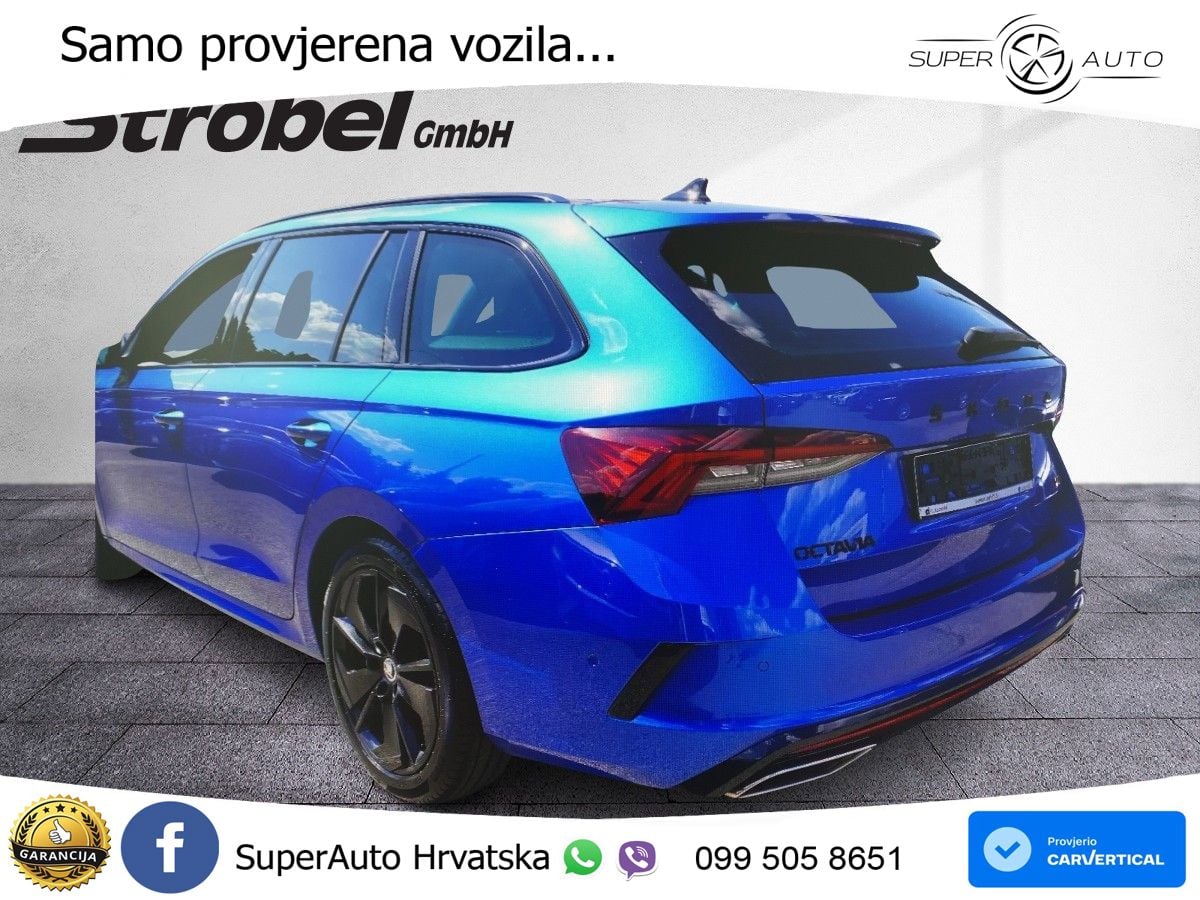 Škoda Octavia Combi RS 2.0 TDI (200 KS) DSG LED+GR SJED+ACC