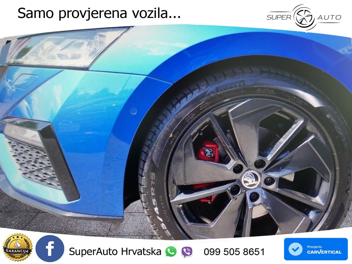 Škoda Octavia Combi RS 2.0 TDI (200 KS) DSG LED+GR SJED+ACC