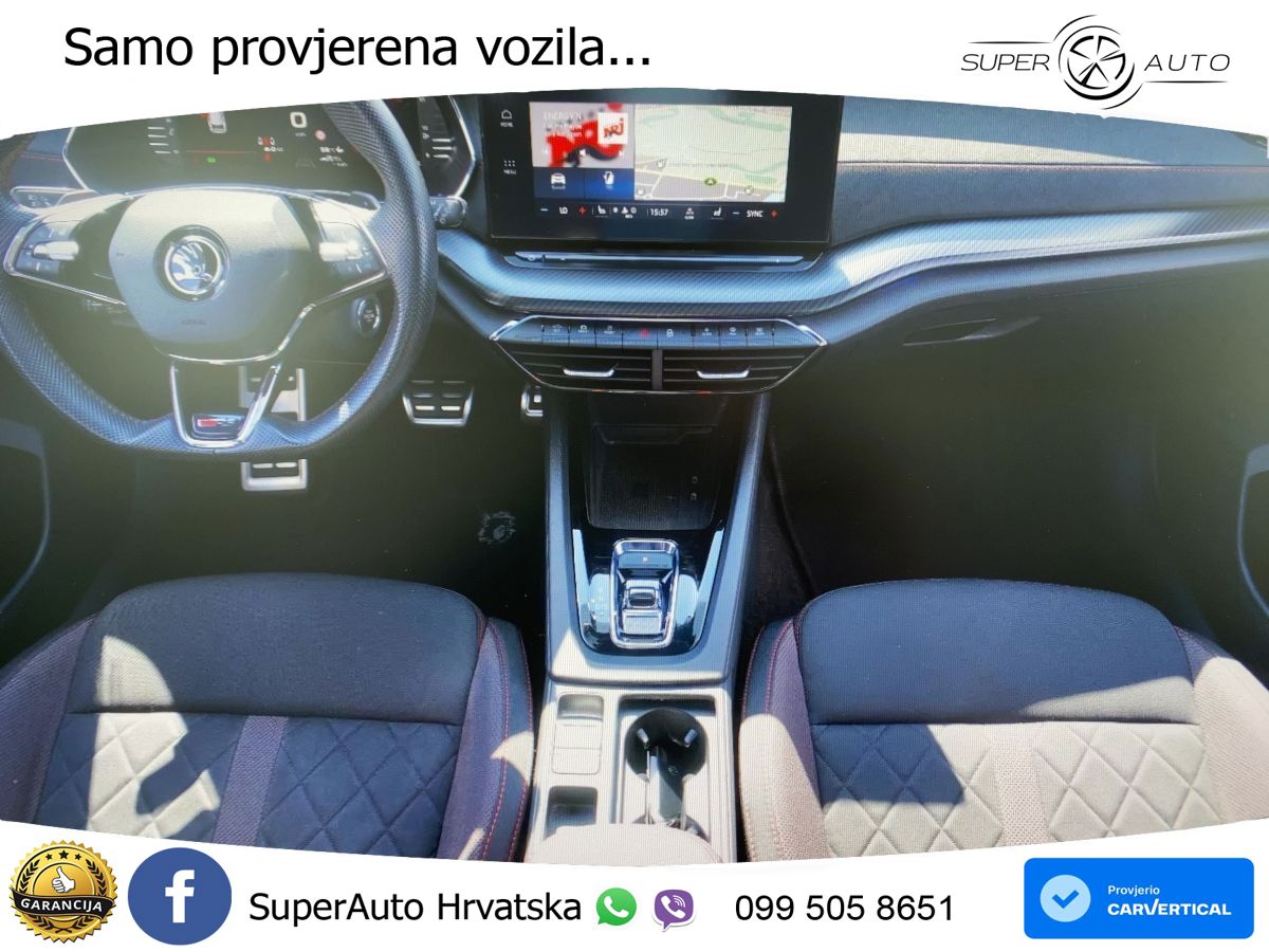 Škoda Octavia Combi RS 2.0 TDI (200 KS) DSG LED+GR SJED+ACC