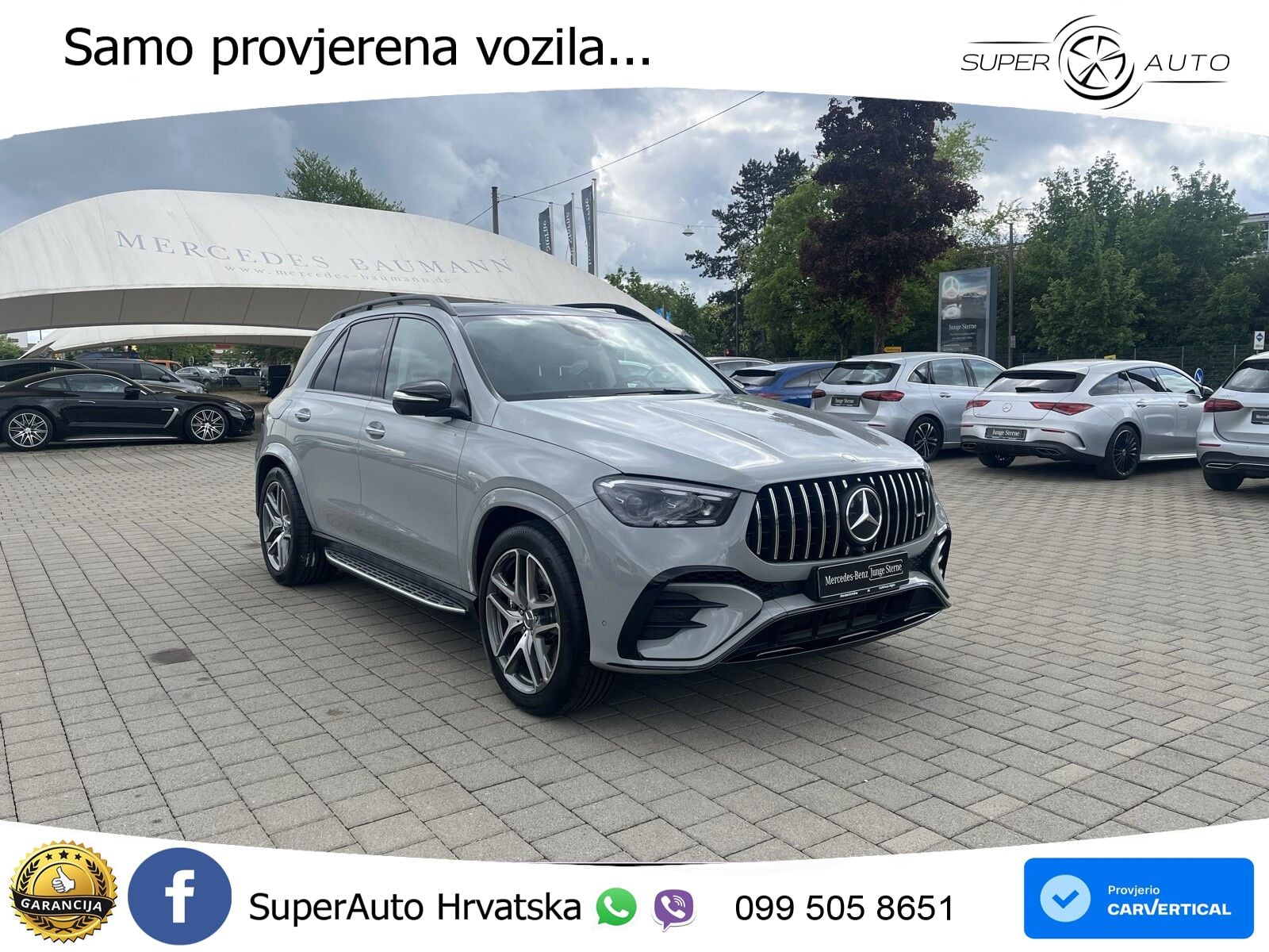 Mercedes AMG GLE 53 (544 KS) Hybrid 4MATIC+ 9G-TRONIC ACC+HEAD+4xGR SJED+360+PANO
