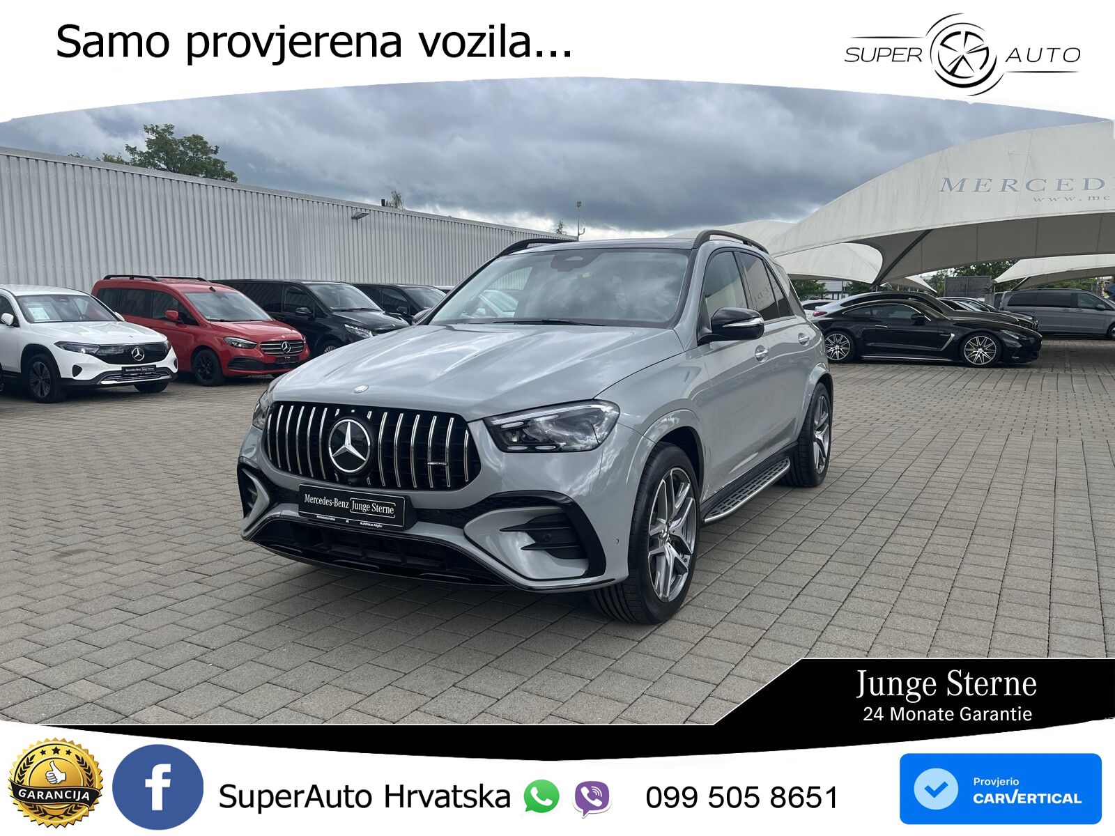 Mercedes AMG GLE 53 (544 KS) Hybrid 4MATIC+ 9G-TRONIC ACC+HEAD+4xGR SJED+360+PANO