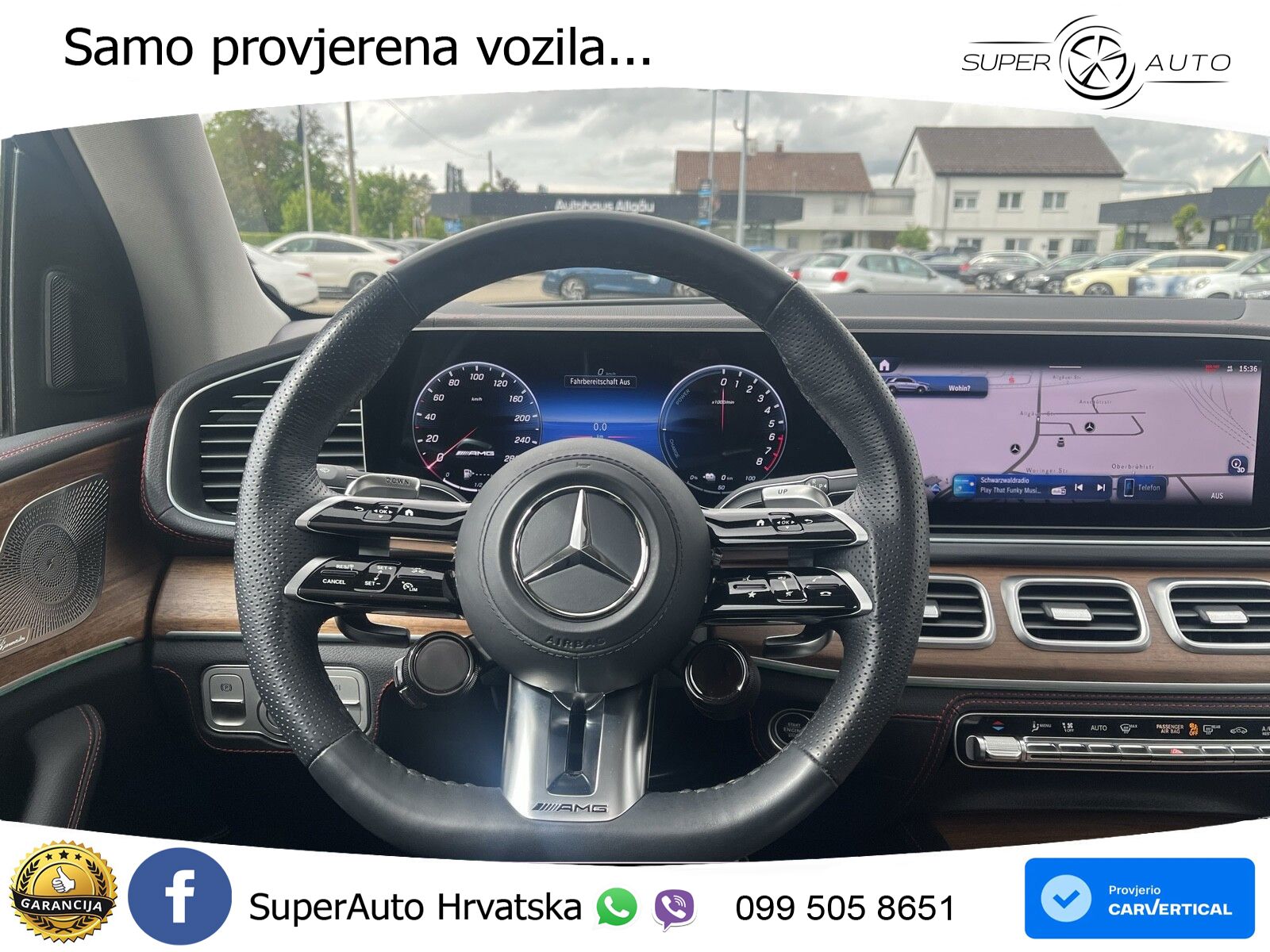 Mercedes AMG GLE 53 (544 KS) Hybrid 4MATIC+ 9G-TRONIC ACC+HEAD+4xGR SJED+360+PANO