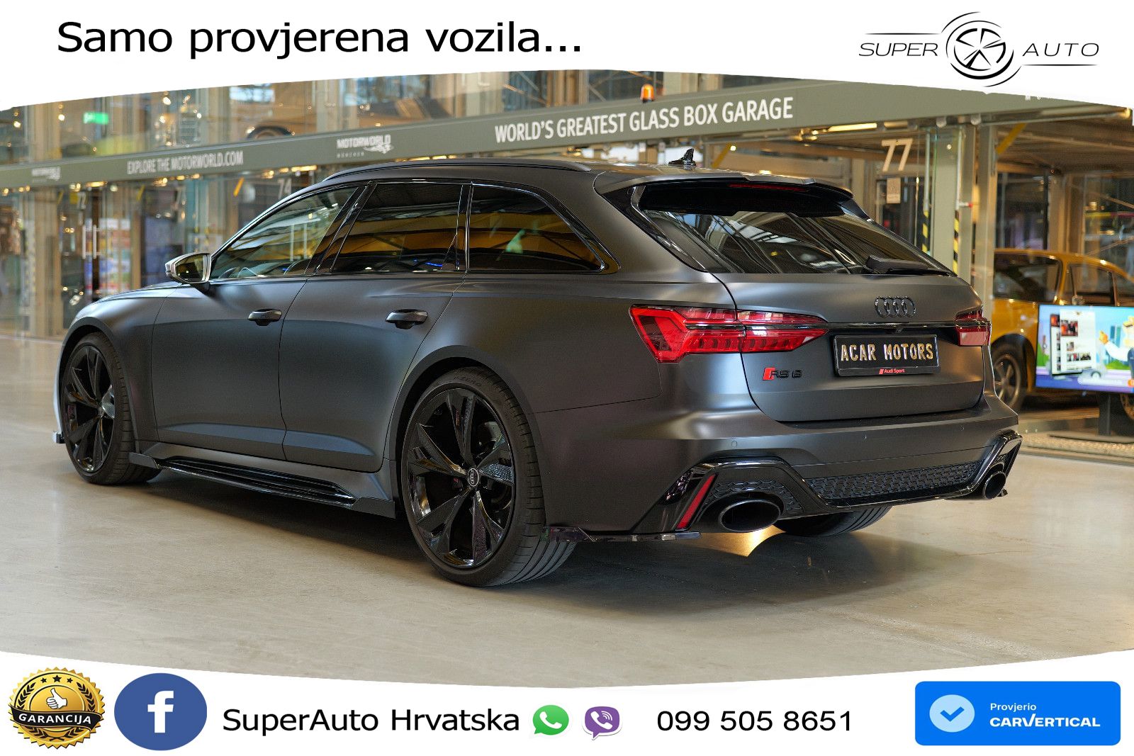 Audi RS6 Avant 4.0 TFSI V8 (600 KS) quattro Tiptronic Kuka LED+GR SJED+ACC