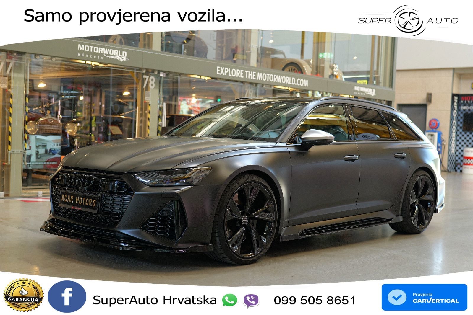 Audi RS6 Avant 4.0 TFSI V8 (600 KS) quattro Tiptronic Kuka LED+GR SJED+ACC