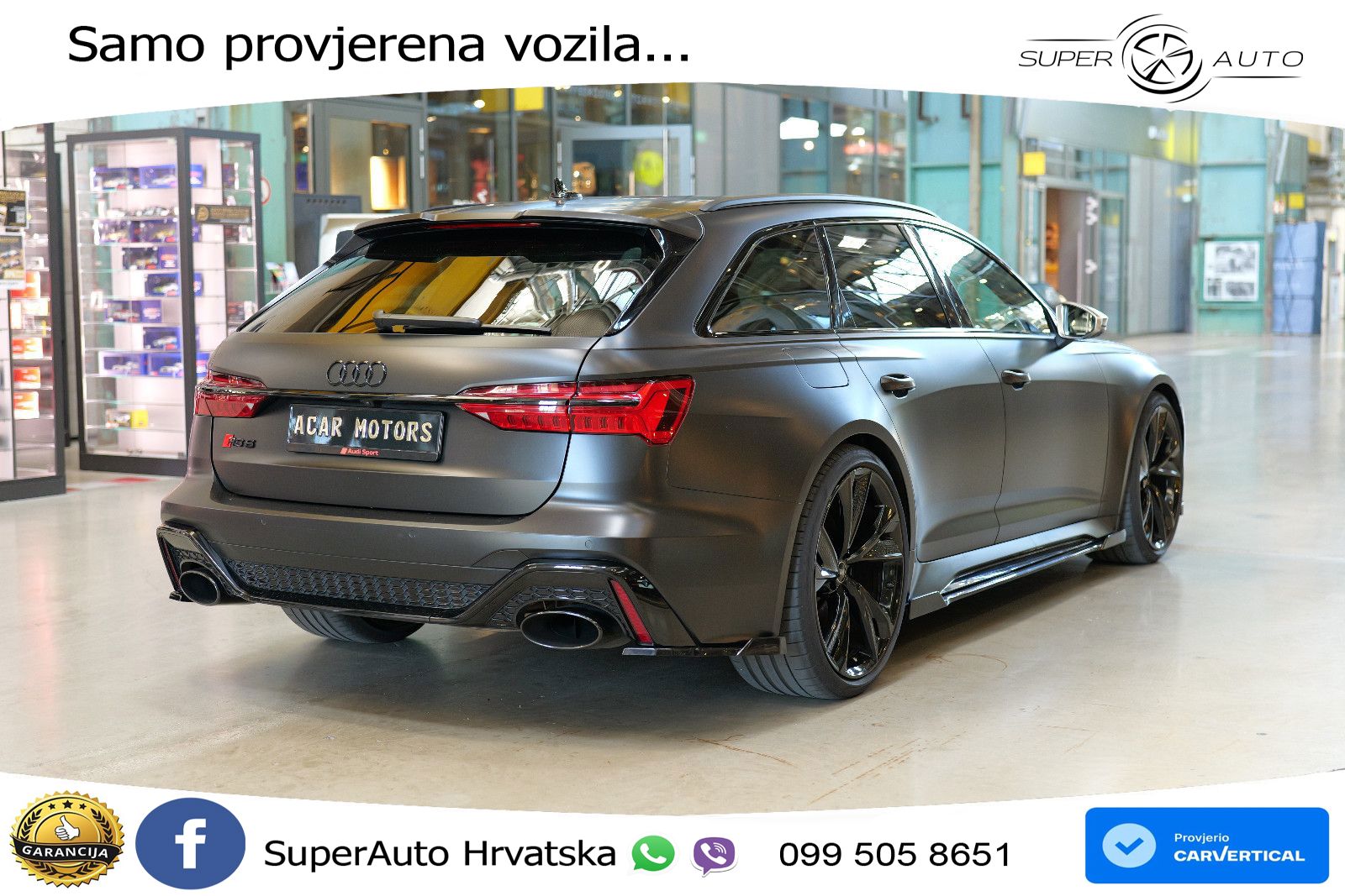 Audi RS6 Avant 4.0 TFSI V8 (600 KS) quattro Tiptronic Kuka LED+GR SJED+ACC
