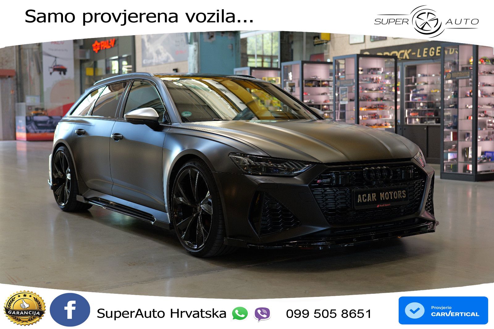 Audi RS6 Avant 4.0 TFSI V8 (600 KS) quattro Tiptronic Kuka LED+GR SJED+ACC