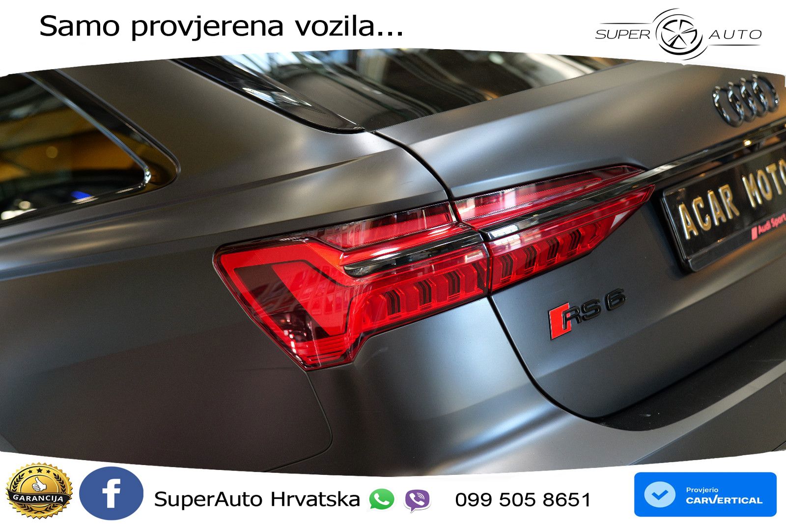 Audi RS6 Avant 4.0 TFSI V8 (600 KS) quattro Tiptronic Kuka LED+GR SJED+ACC