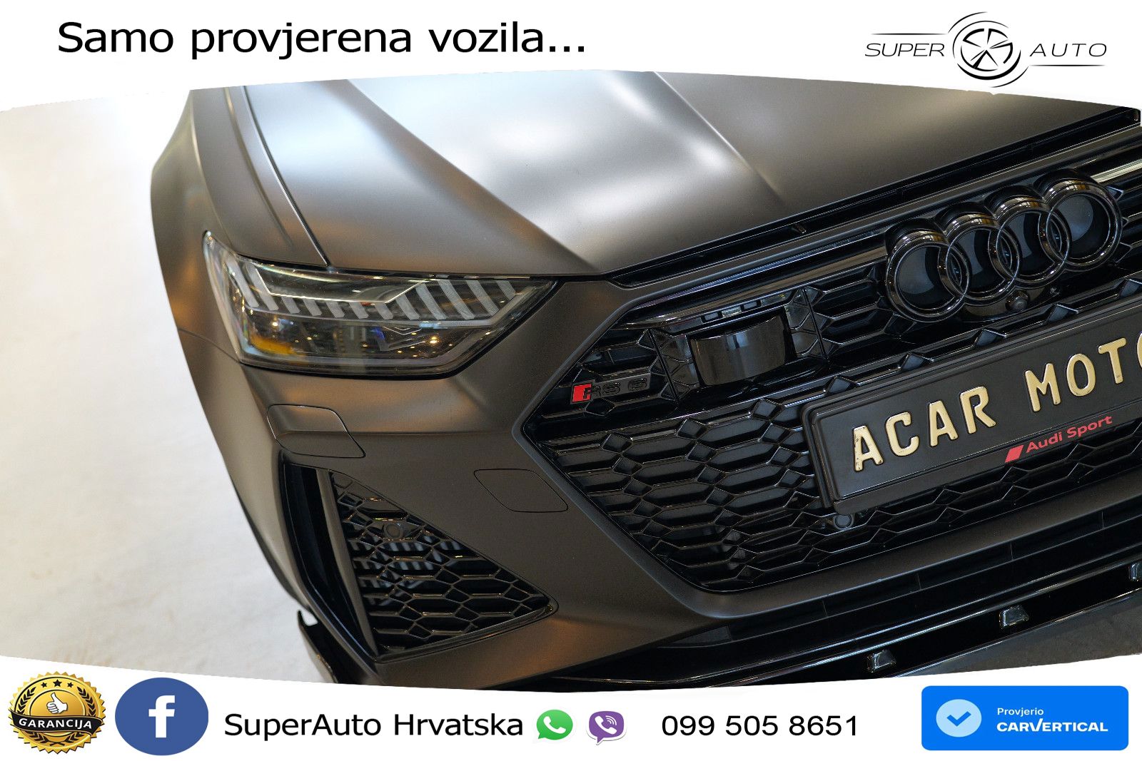 Audi RS6 Avant 4.0 TFSI V8 (600 KS) quattro Tiptronic Kuka LED+GR SJED+ACC