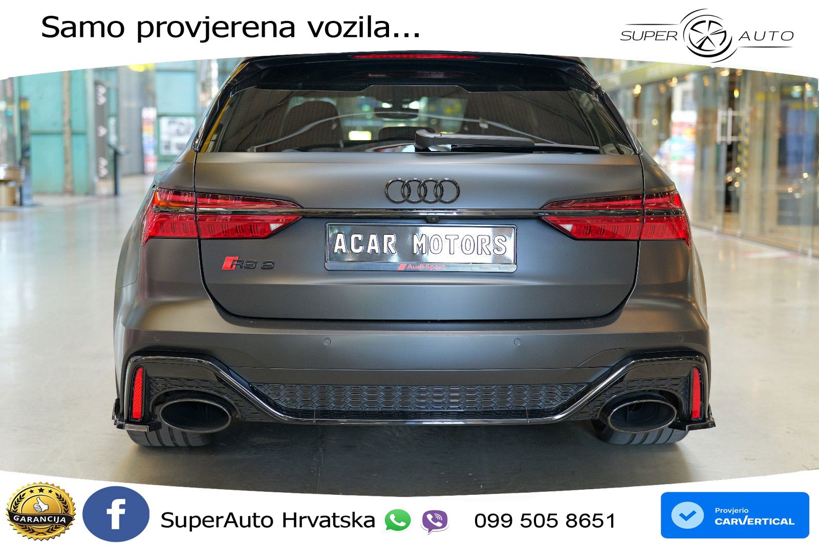 Audi RS6 Avant 4.0 TFSI V8 (600 KS) quattro Tiptronic Kuka LED+GR SJED+ACC