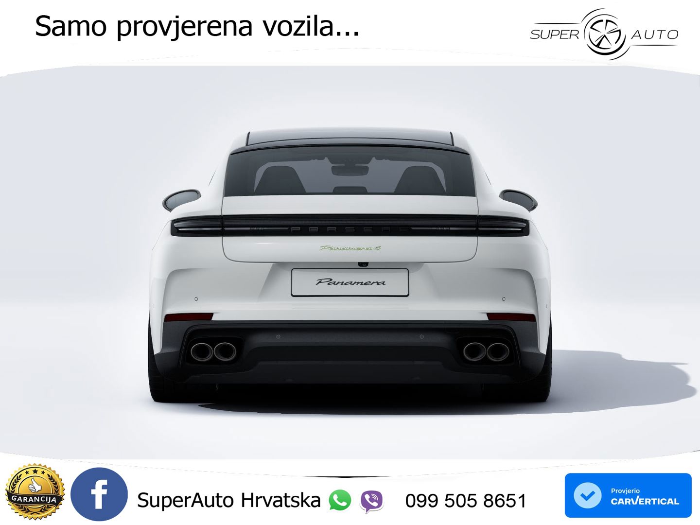 Porsche Panamera 4 2.9 V6 (470 KS) E-Hybrid PDK ZRAČNI+ACC+GR SJED+KAM+PANO