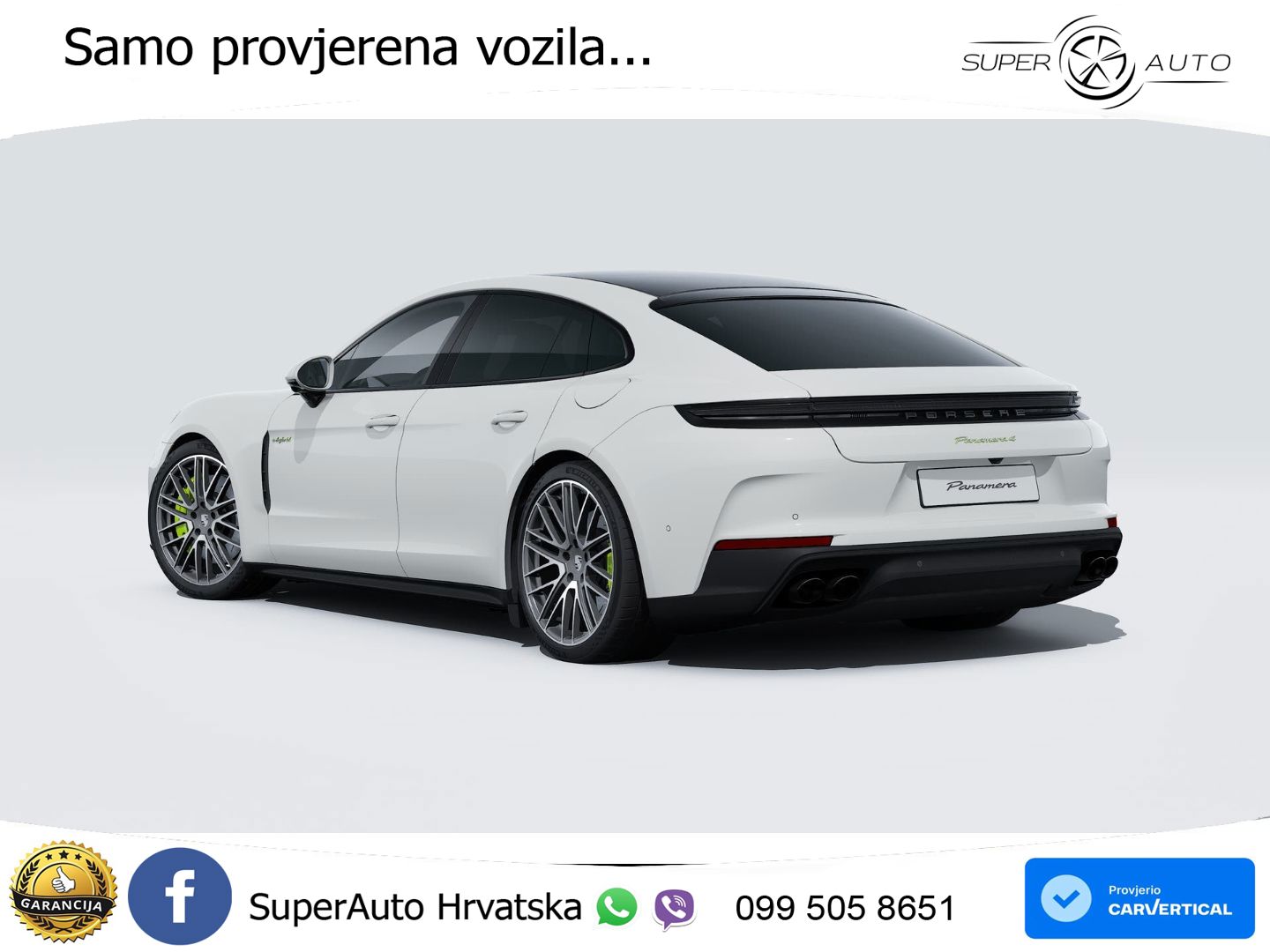 Porsche Panamera 4 2.9 V6 (470 KS) E-Hybrid PDK ZRAČNI+ACC+GR SJED+KAM+PANO