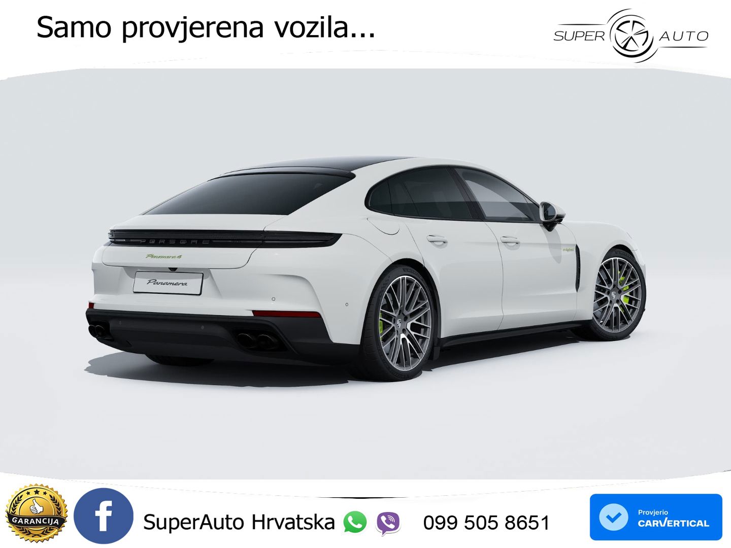 Porsche Panamera 4 2.9 V6 (470 KS) E-Hybrid PDK ZRAČNI+ACC+GR SJED+KAM+PANO