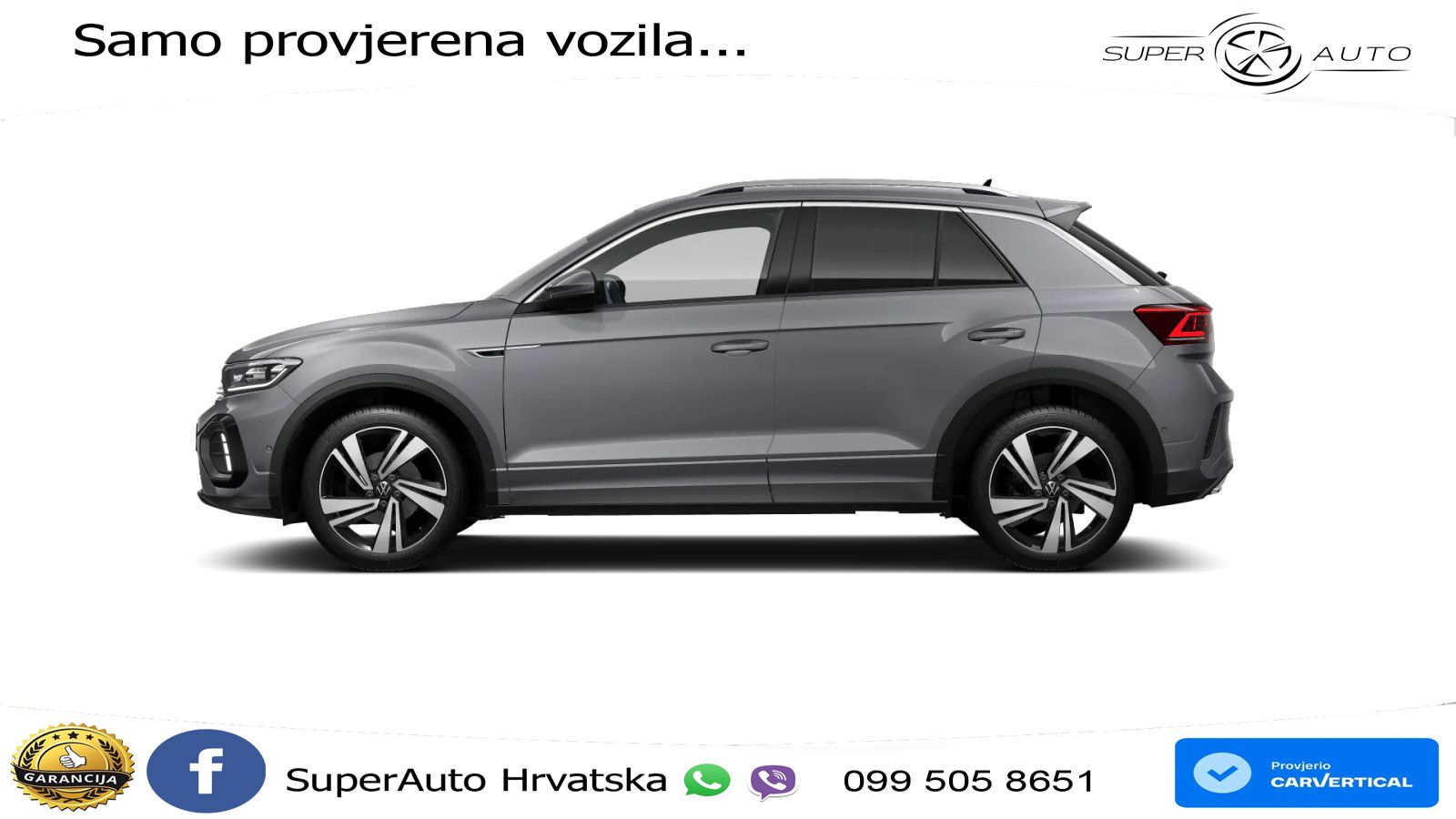 Volkswagen T-Roc 1.5 TSI (150 KS) DSG R-Line LED+GR SJED+ACC