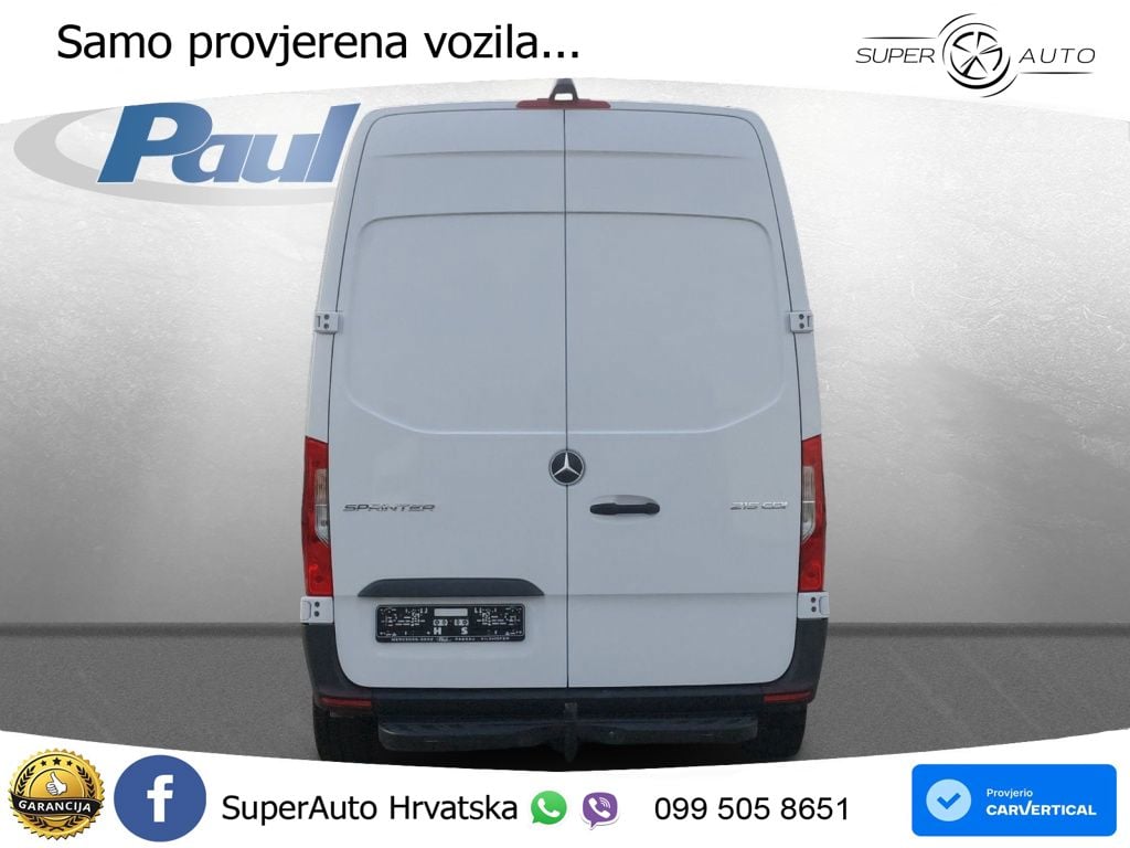 Mercedes-Benz Sprinter 215 CDI KA Kamera+AHK+SHZ+MBUX 150 KS