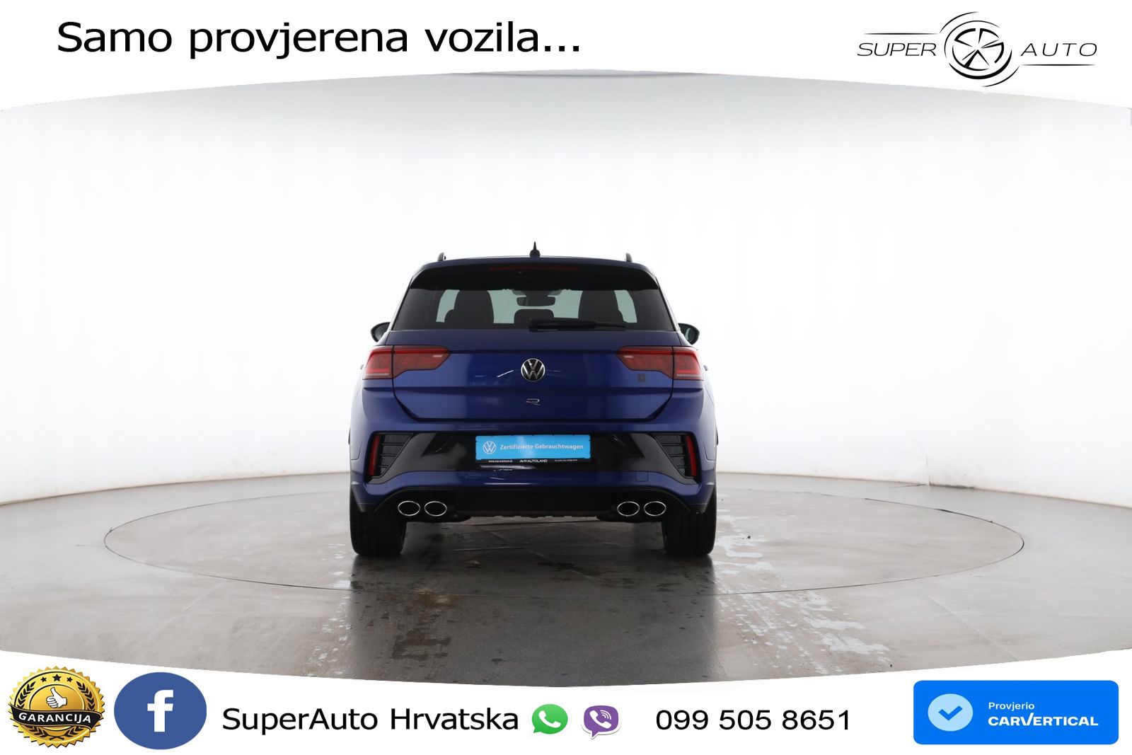 Volkswagen T-Roc R 2.0 TSI (300 KS) OPF 4M DSG LED+GR SJED+ACC