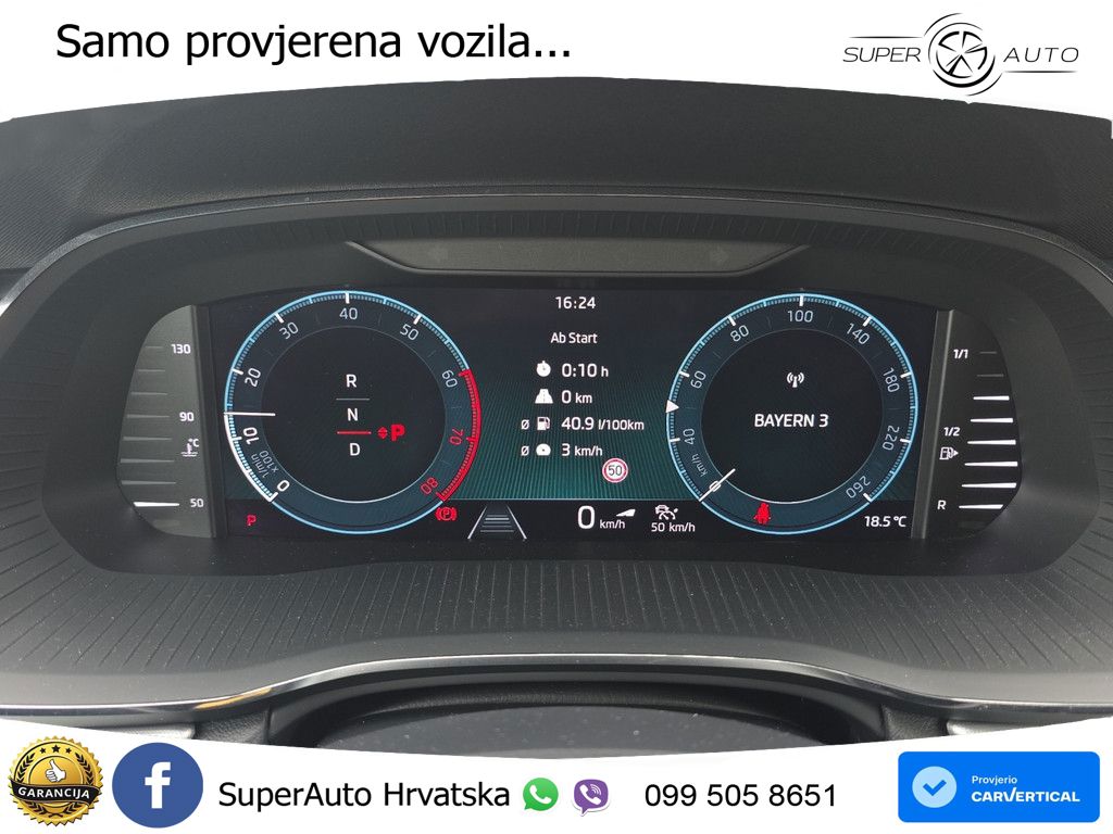 Škoda Octavia Combi 1.5 TSI (150 KS) DSG LED+GR SJED+ACC