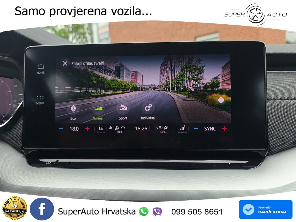 Škoda Octavia Combi 1.5 TSI (150 KS) DSG LED+GR SJED+ACC