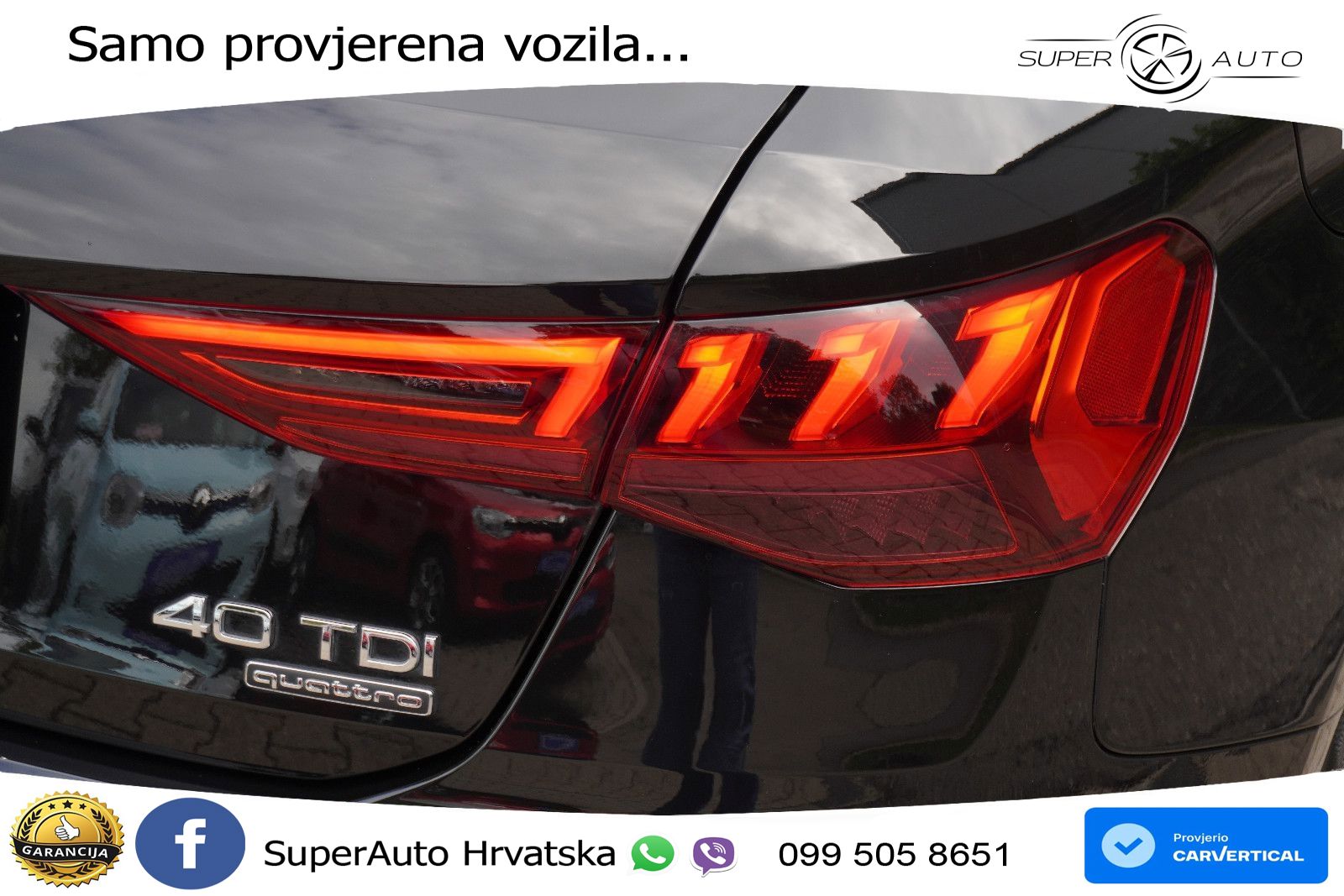 Audi A3 40 TDI (200 KS) quattro S tronic S line LED+GR SJED+ACC