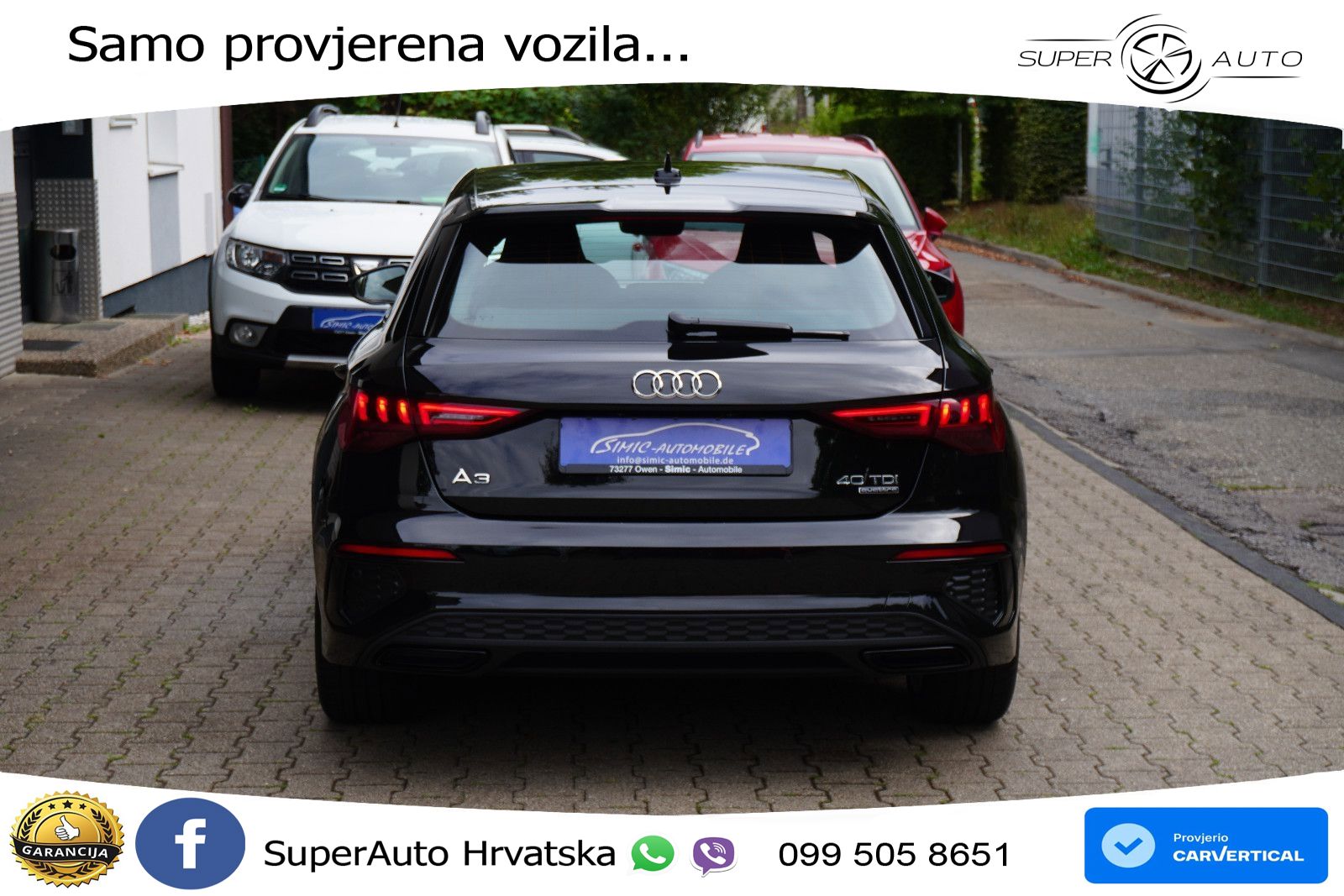 Audi A3 40 TDI (200 KS) quattro S tronic S line LED+GR SJED+ACC