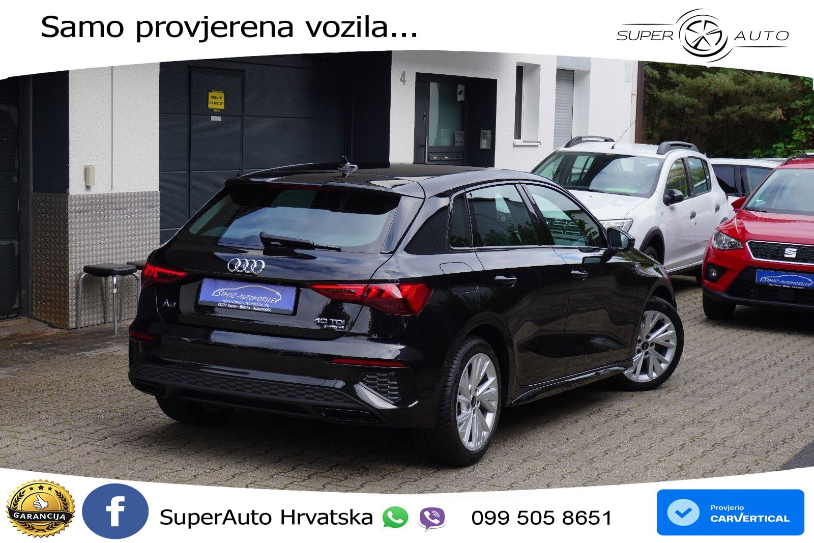 Audi A3 40 TDI (200 KS) quattro S tronic S line LED+GR SJED+ACC