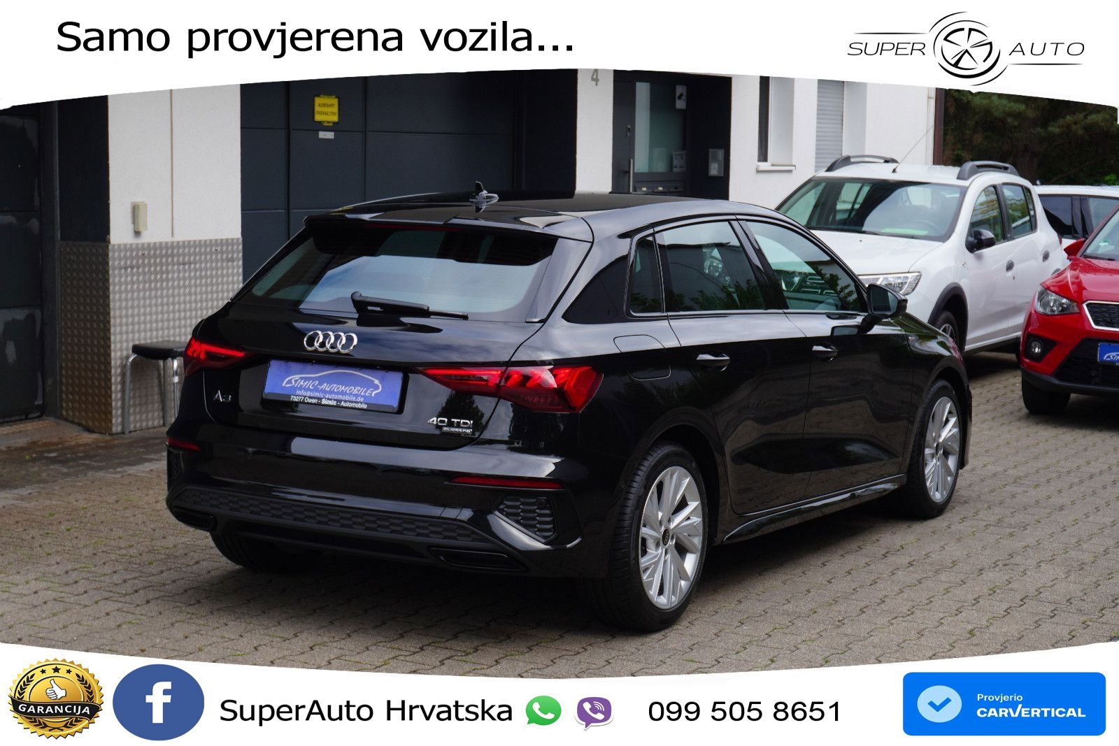Audi A3 40 TDI (200 KS) quattro S tronic S line LED+GR SJED+ACC