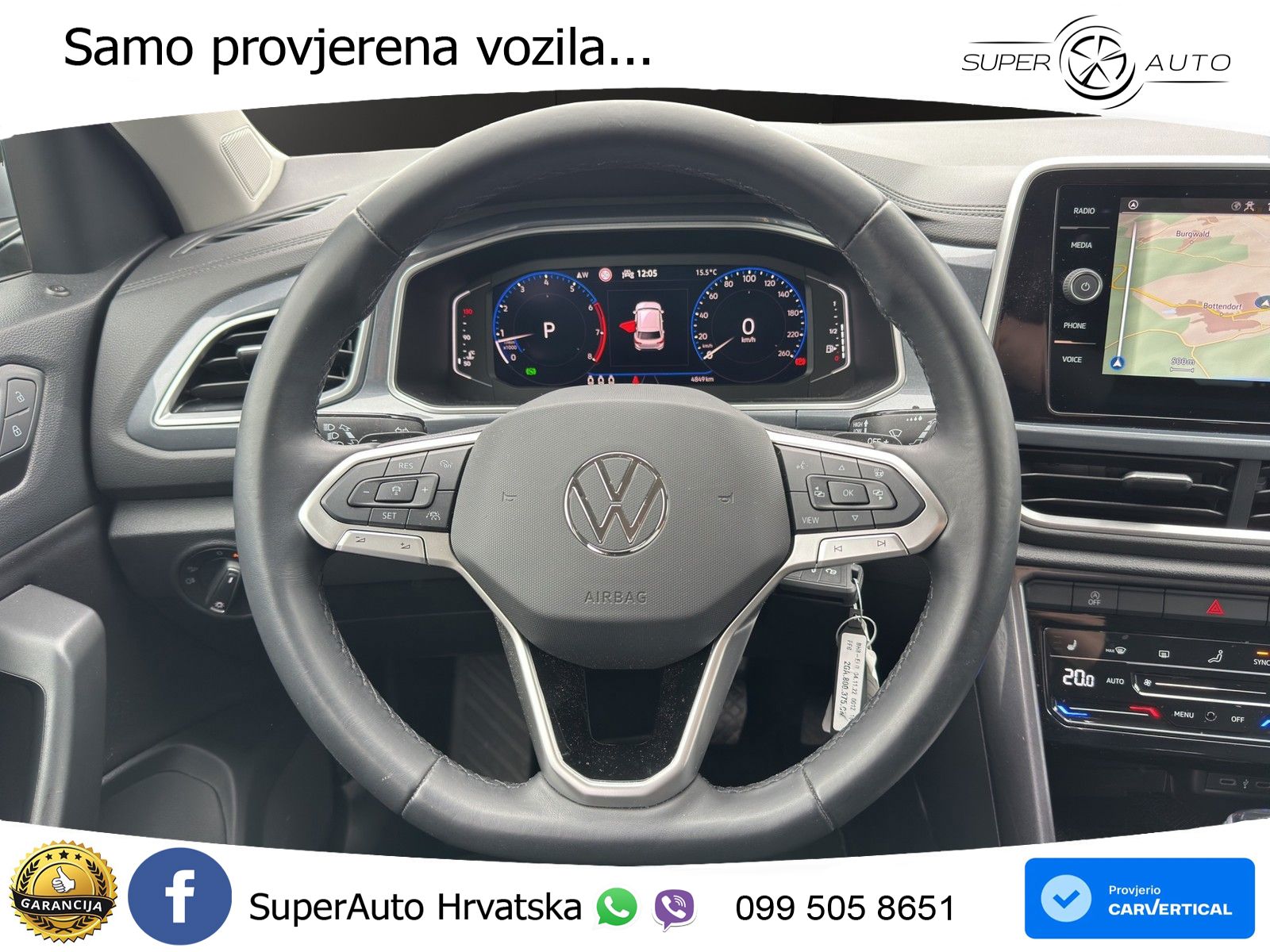 Volkswagen T-Roc 1.5 TSI (150 KS) DSG LED+GR SJED+ACC