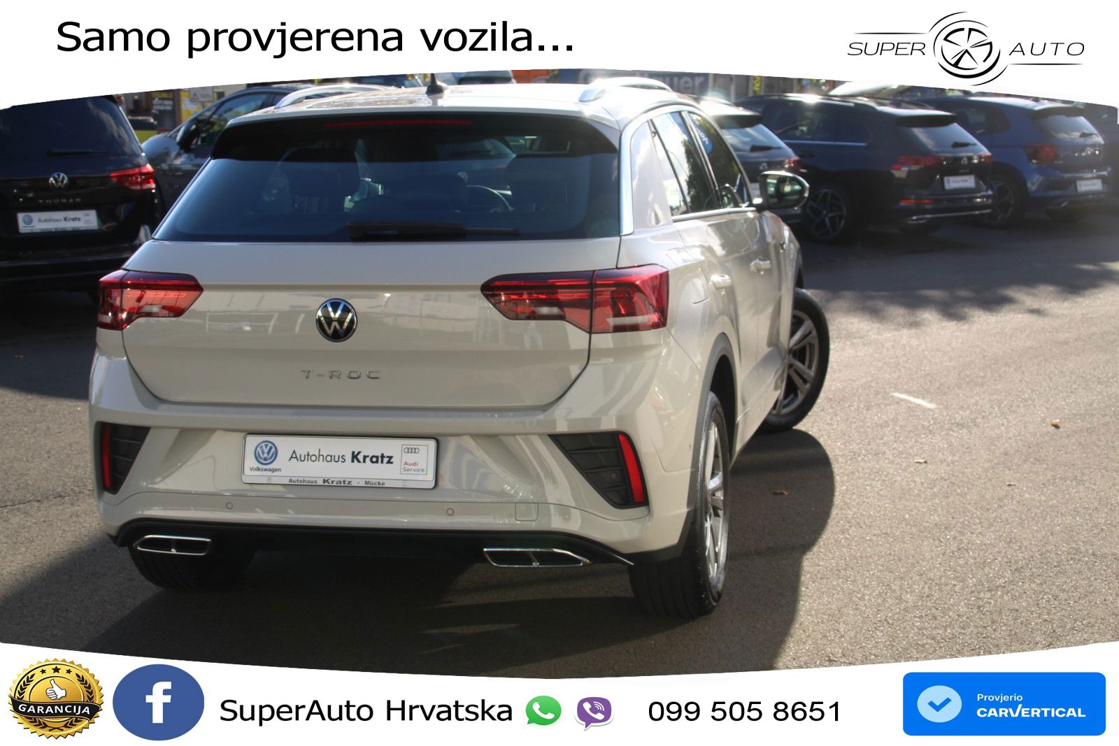 Volkswagen T-Roc 1.5 TSI (150 KS) DSG R-Line LED+GR SJED+ACC