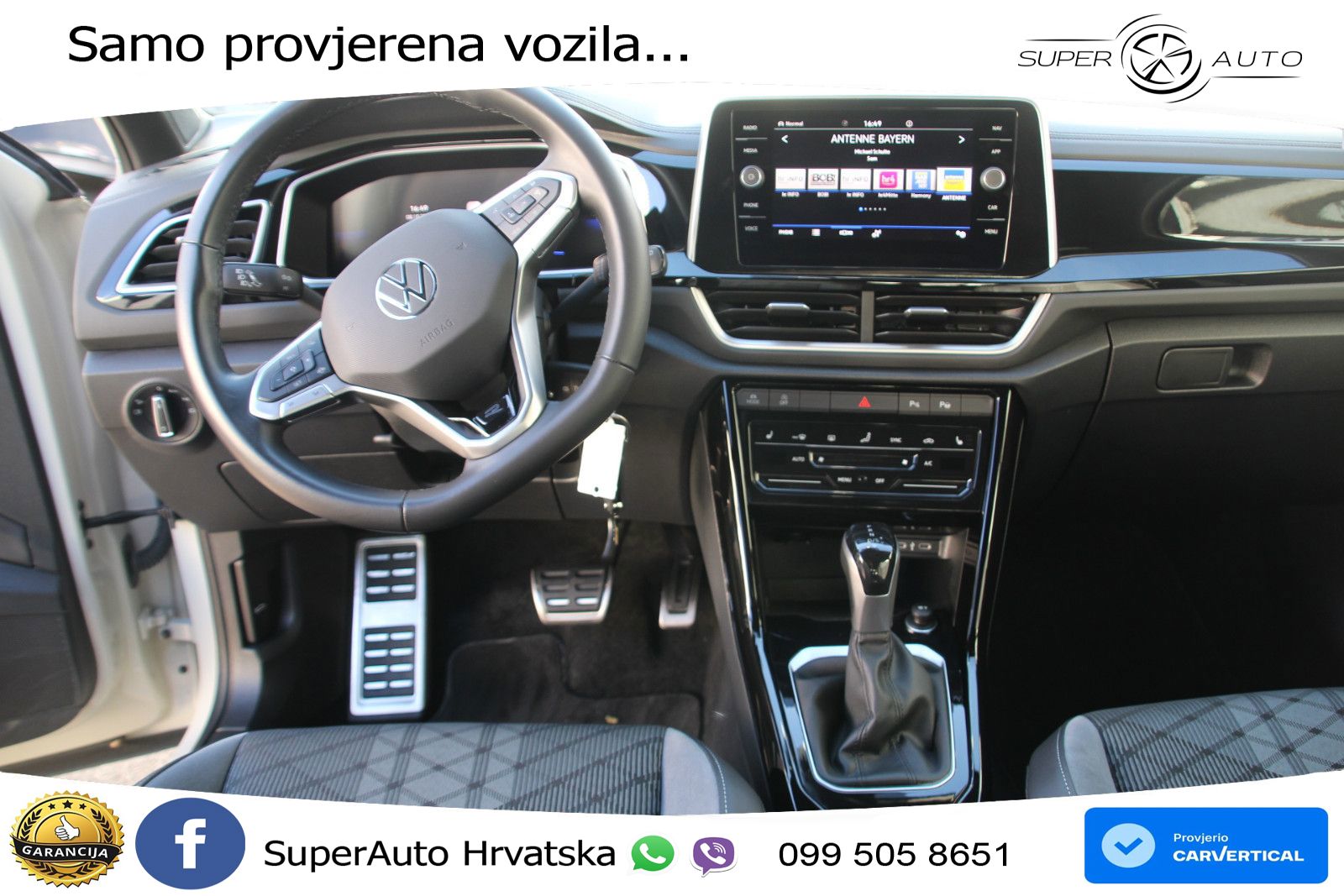 Volkswagen T-Roc 1.5 TSI (150 KS) DSG R-Line LED+GR SJED+ACC