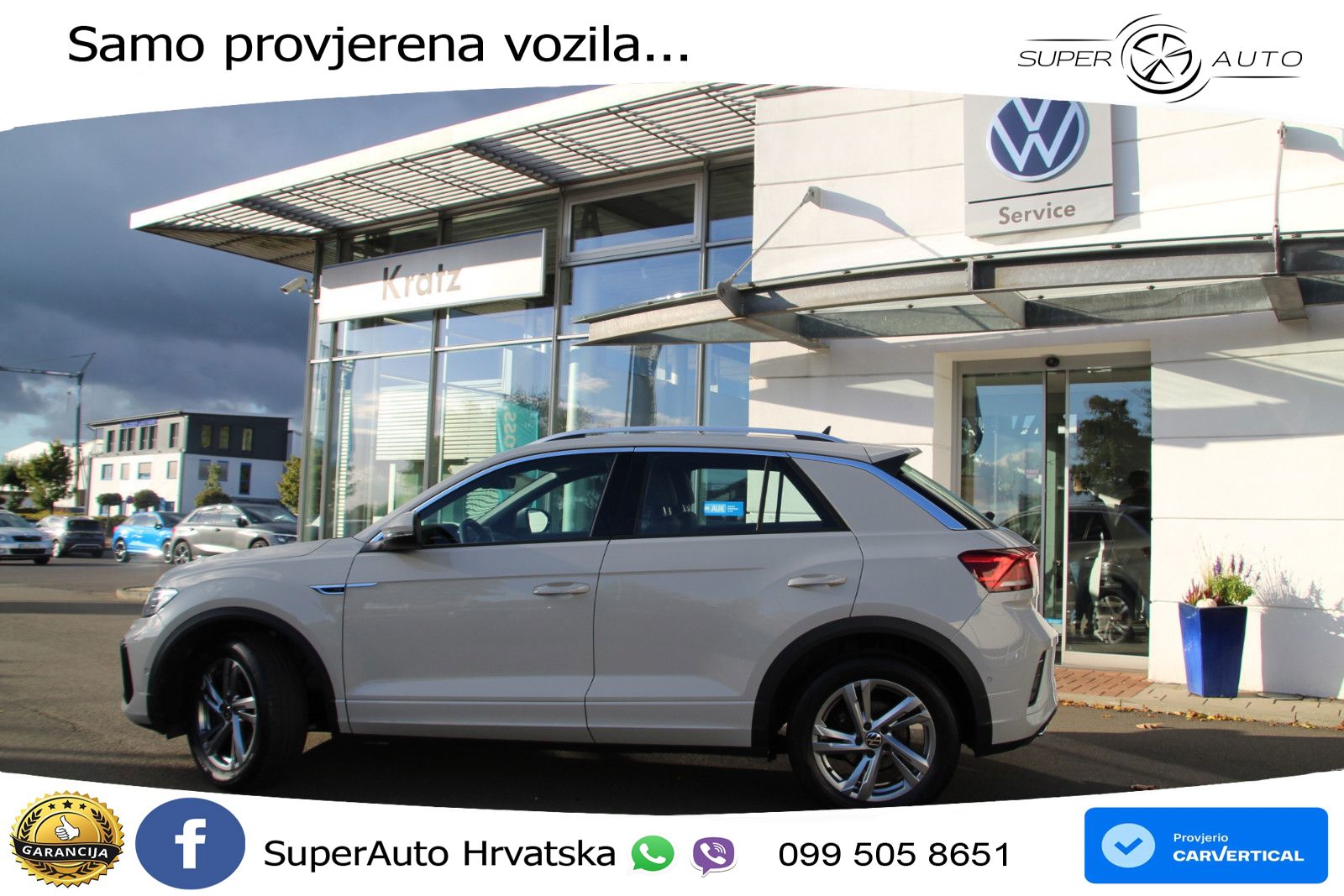 Volkswagen T-Roc 1.5 TSI (150 KS) DSG R-Line LED+GR SJED+ACC