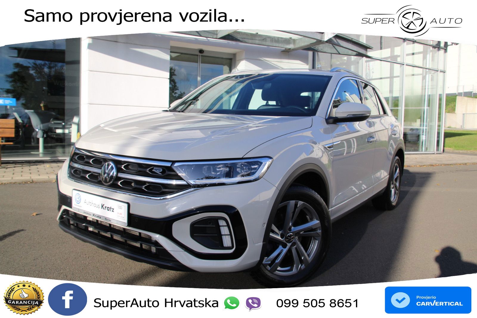Volkswagen T-Roc 1.5 TSI (150 KS) DSG R-Line LED+GR SJED+ACC