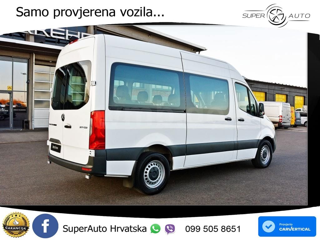 Mercedes-Benz Sprinter 317 Tourer 3 Jahre JS-Garantie MBUX*LED 170 KS