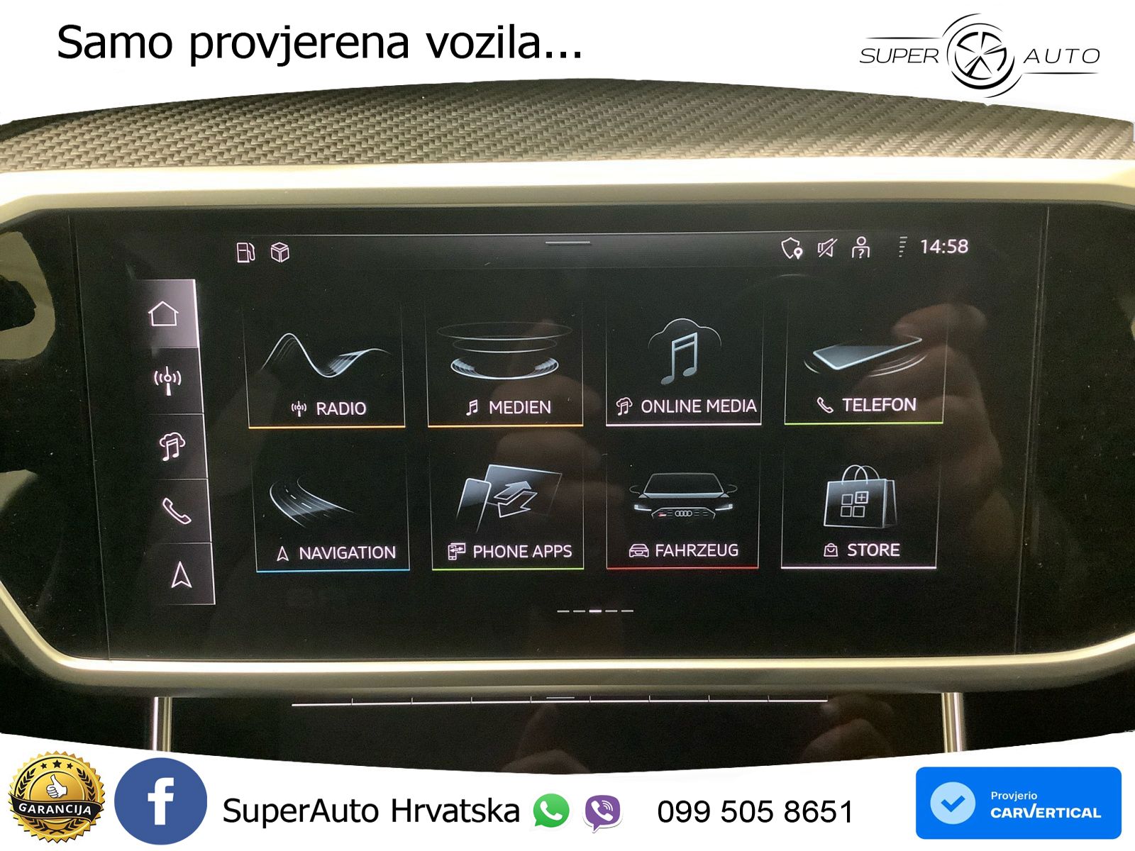 Audi RS6 Avant 4.0 TFSI V8 performance (630 KS)  quattro tiptronic MATRIX+GR SJED+KAM