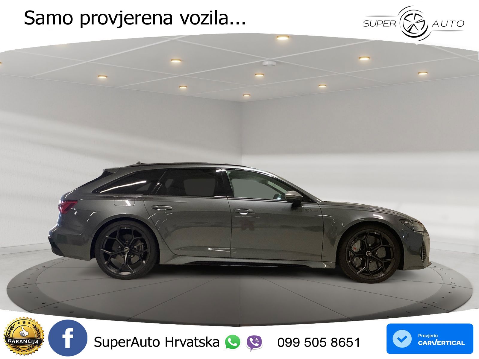 Audi RS6 Avant 4.0 TFSI V8 performance (630 KS)  quattro tiptronic MATRIX+GR SJED+KAM