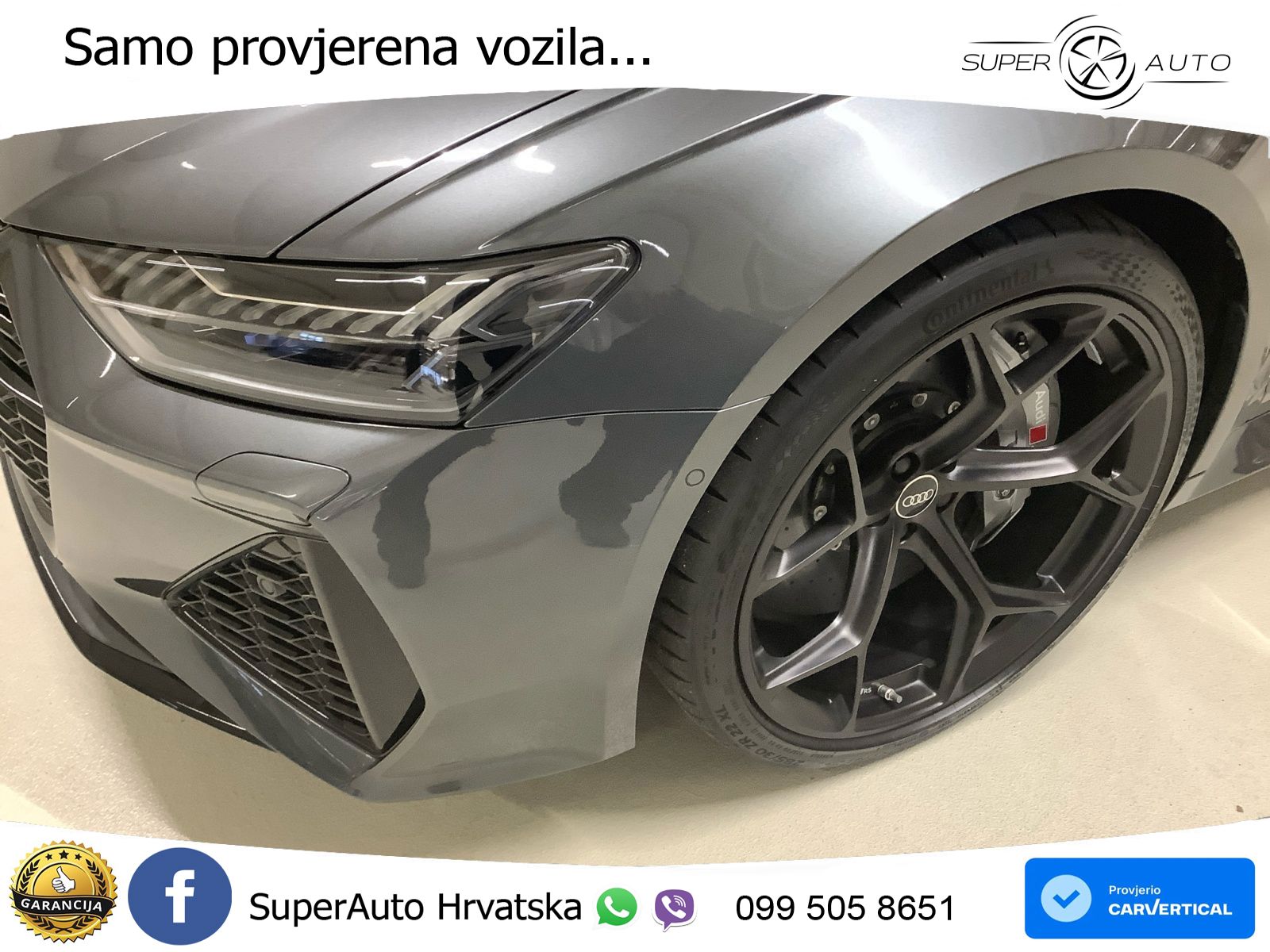 Audi RS6 Avant 4.0 TFSI V8 performance (630 KS)  quattro tiptronic MATRIX+GR SJED+KAM