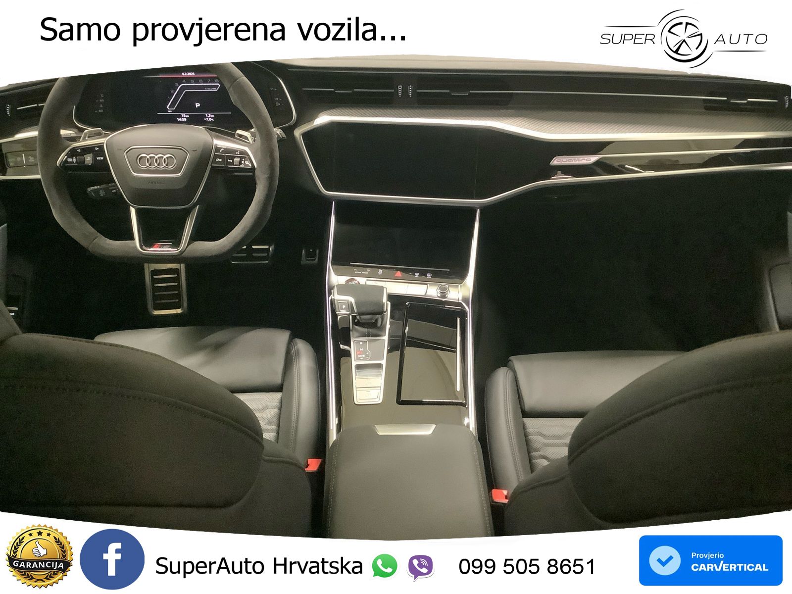 Audi RS6 Avant 4.0 TFSI V8 performance (630 KS)  quattro tiptronic MATRIX+GR SJED+KAM